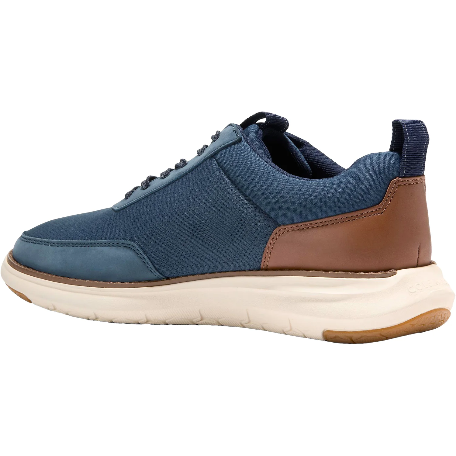 Cole Haan Grand Remix Men's Causal Sneakers Navy/British Tan Leather - Image 3
