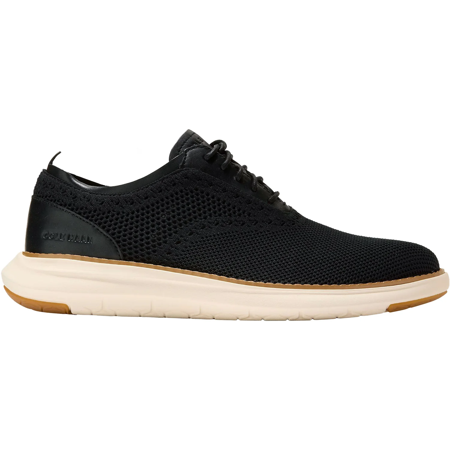Cole Haan Grand Remix Stitchlite Men's Lace Up Shoes Black/Ivory