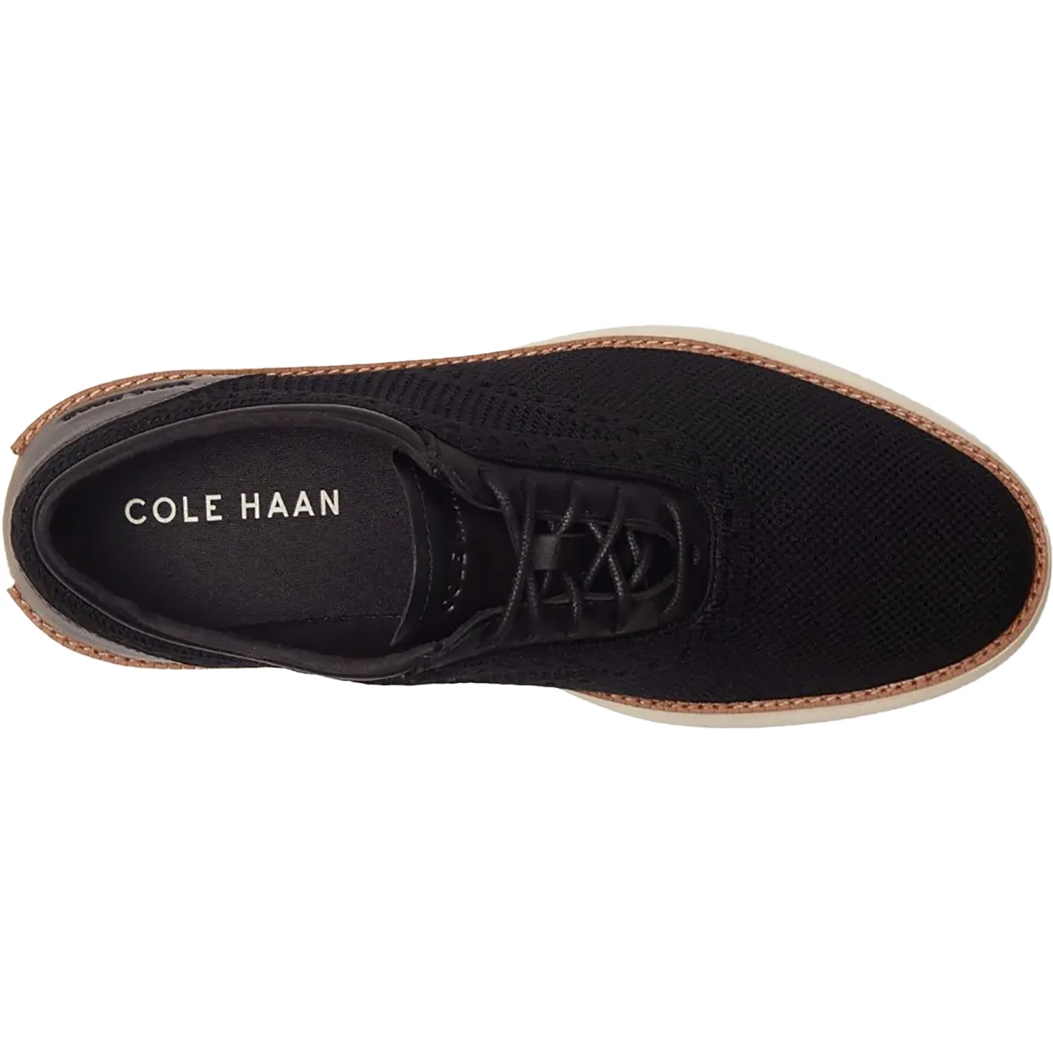 Cole Haan Grand Remix Stitchlite Men's Lace Up Shoes Black/Ivory - Image 2