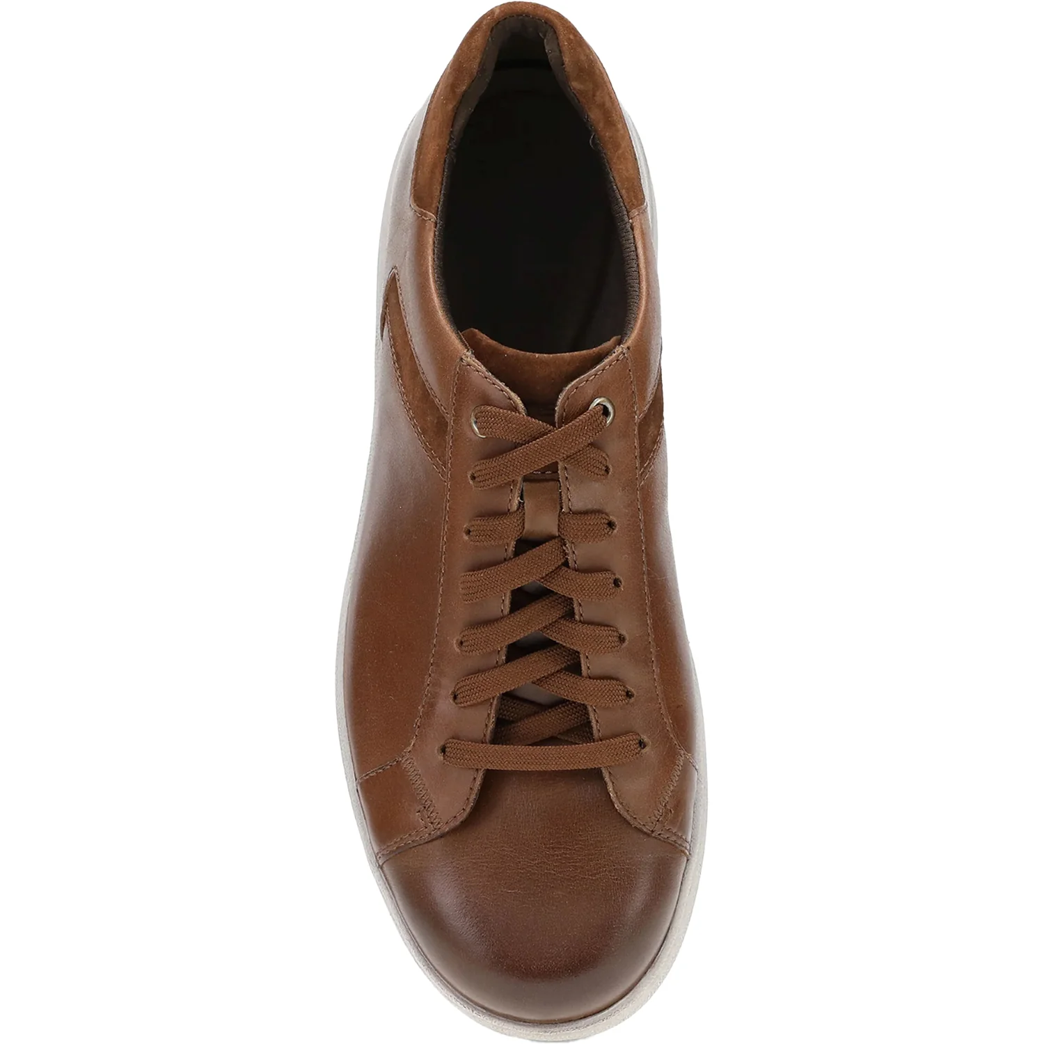 Dansko Trevor Men's Lace Up Shoes Tan Burnished Calf - Image 2