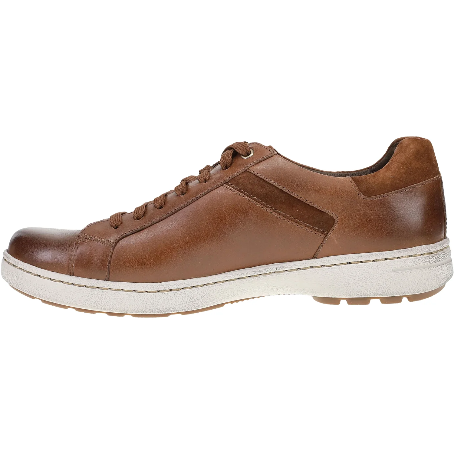 Dansko Trevor Men's Lace Up Shoes Tan Burnished Calf - Image 3