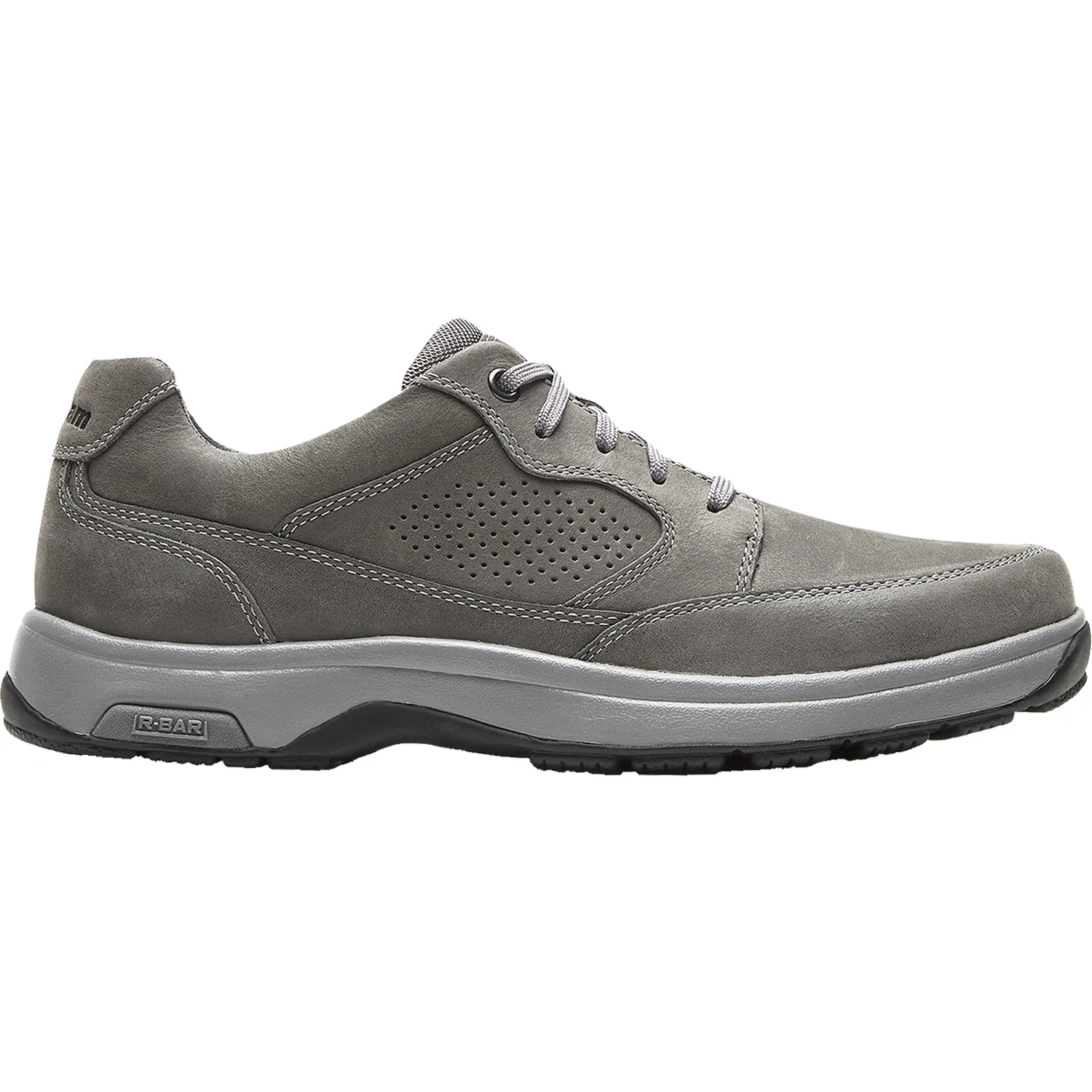 Dunham 8000 Blucher Men's Lace up Shoes Steel Grey Nubuck