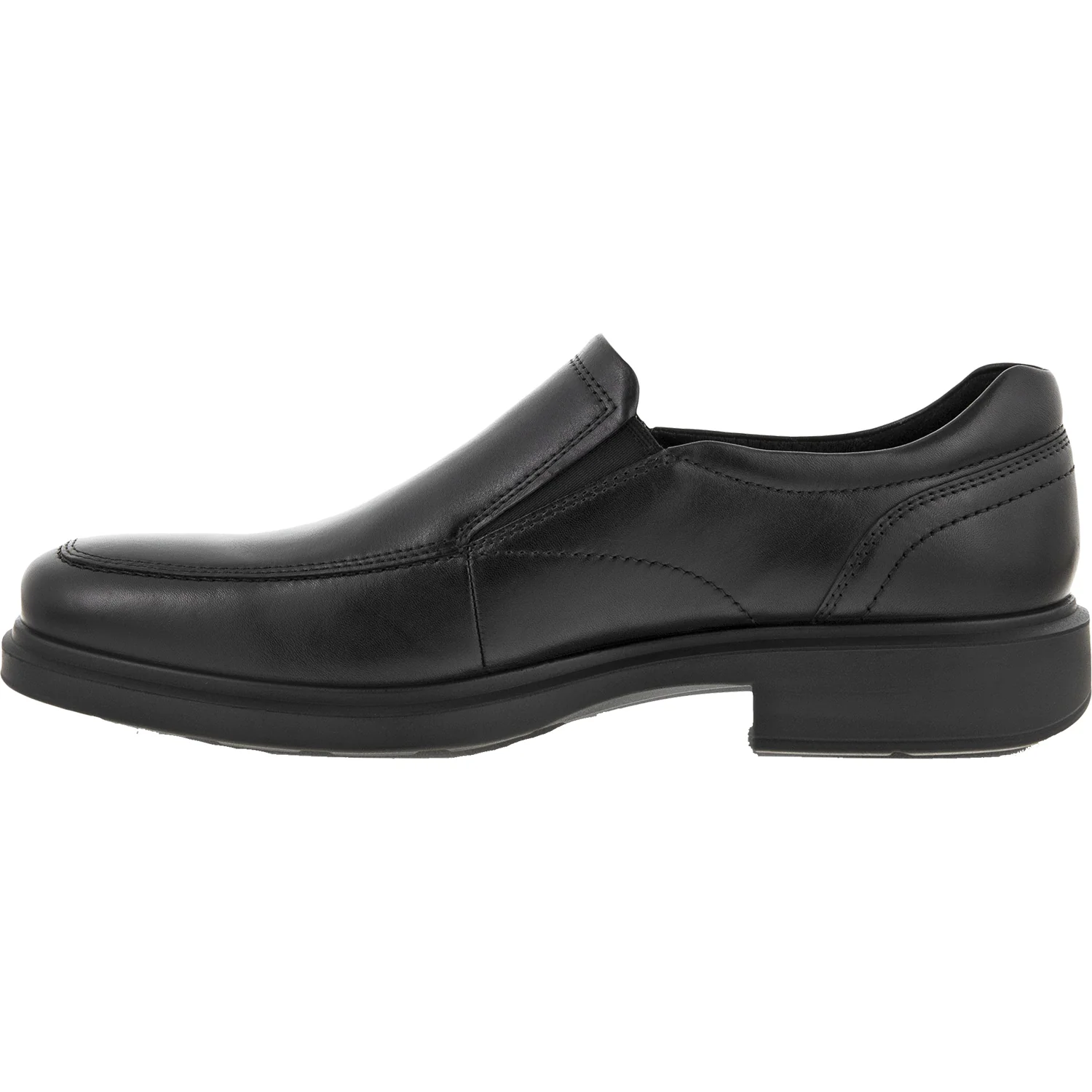 Ecco Helsinki 20 Apron Toe Men's Slip Ons Black Leather - Image 3