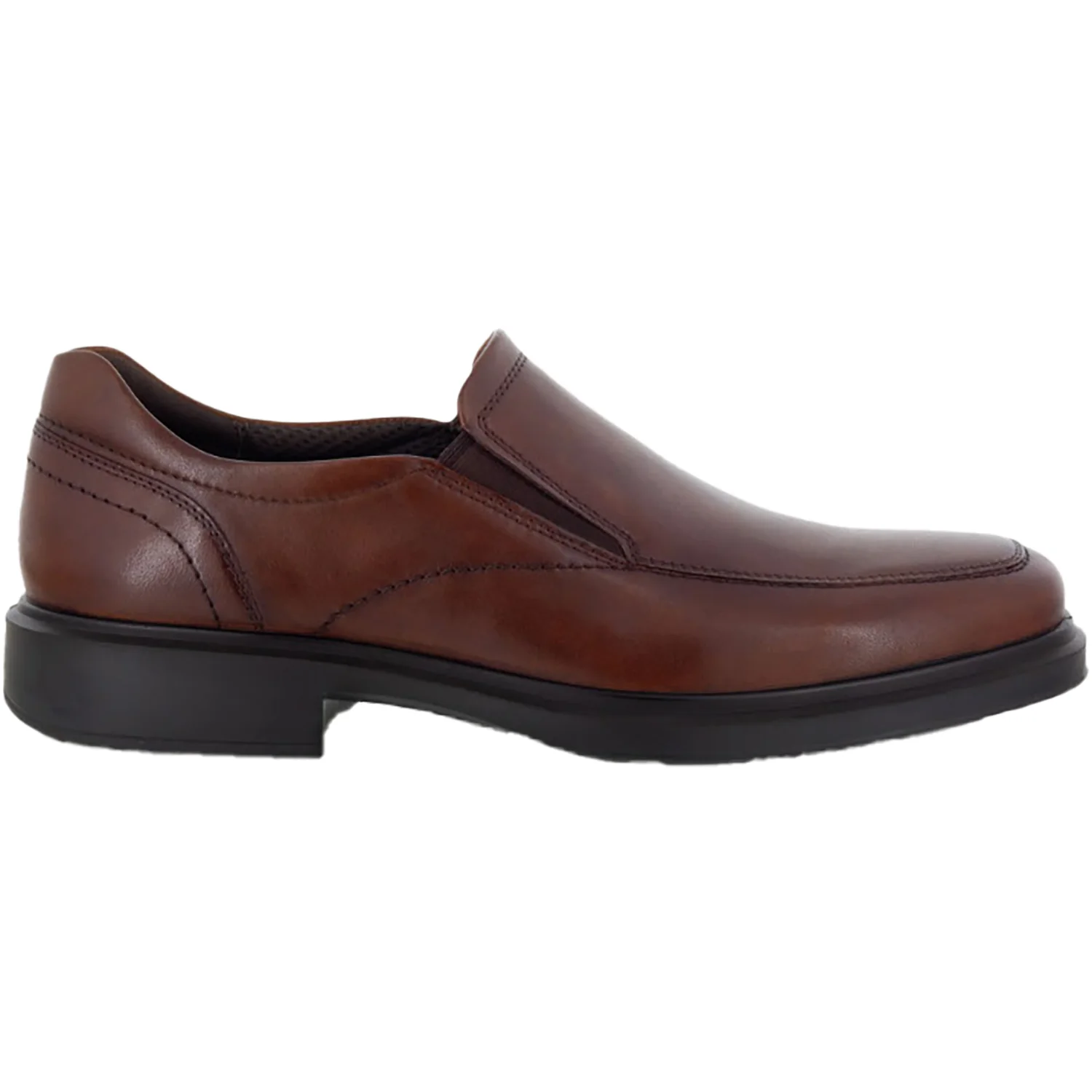 Ecco Helsinki 20 Apron Toe  Men's Slip Ons Cognac