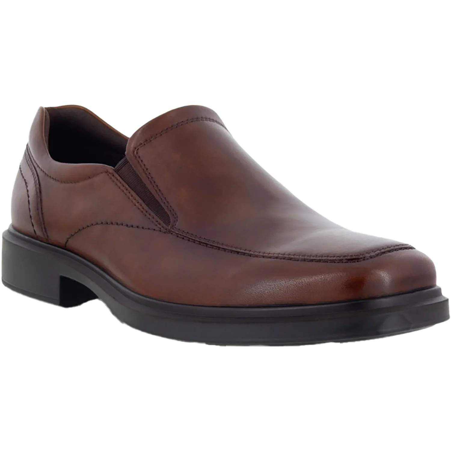 Ecco Helsinki 20 Apron Toe  Men's Slip Ons Cognac - Image 3