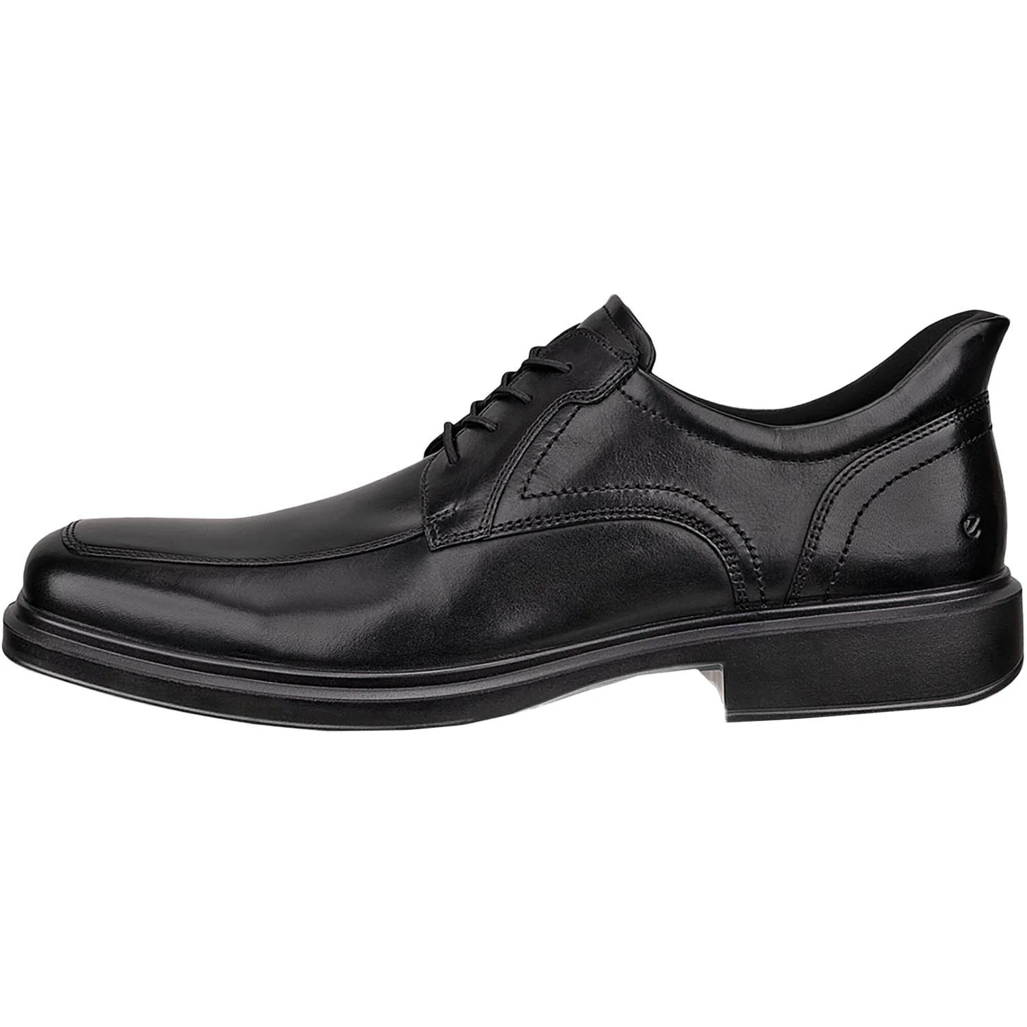 ECCO Helsinki 20 Easy Slip Apron Toe Tie Men's Dress Shoes Black - Image 2