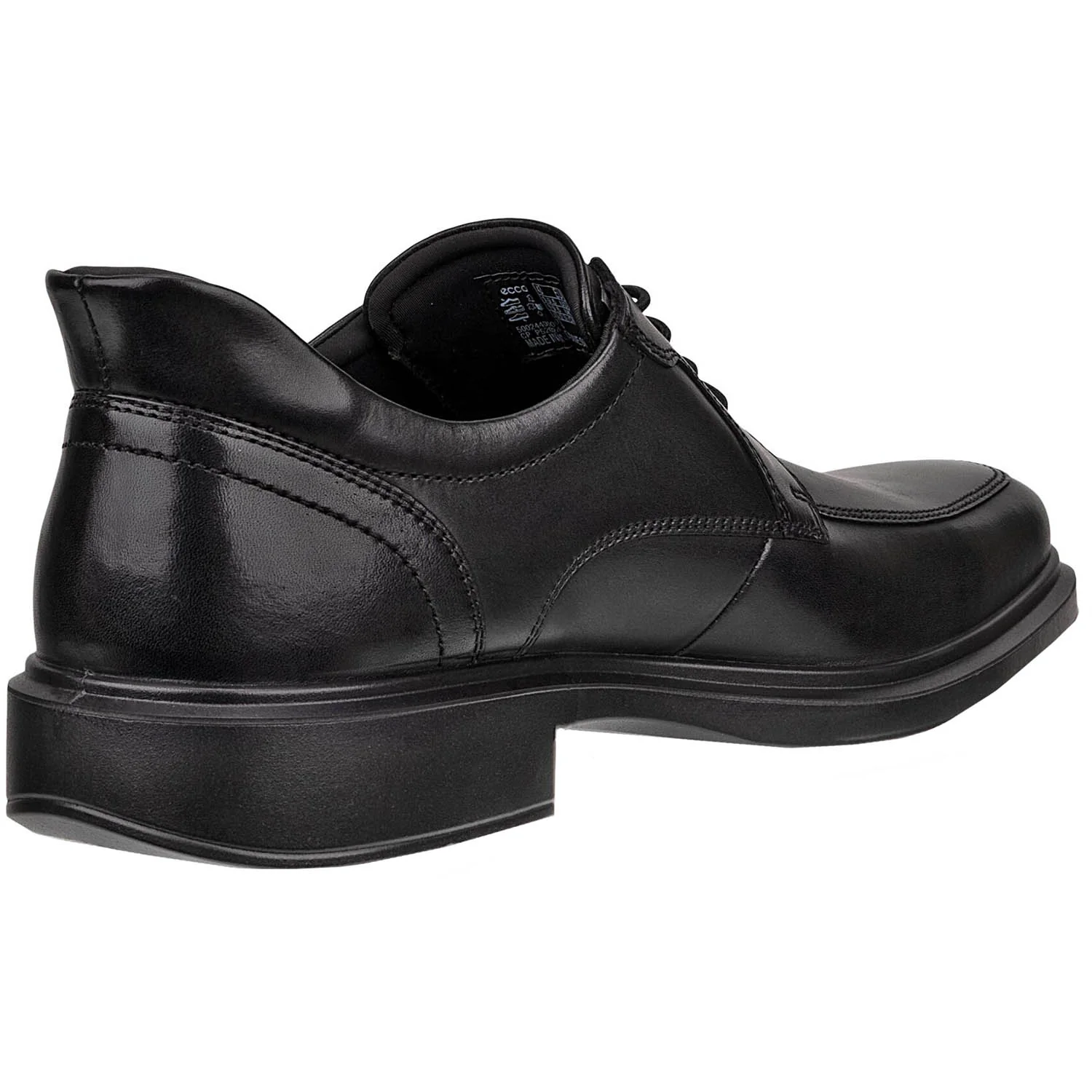 ECCO Helsinki 20 Easy Slip Apron Toe Tie Men's Dress Shoes Black - Image 5