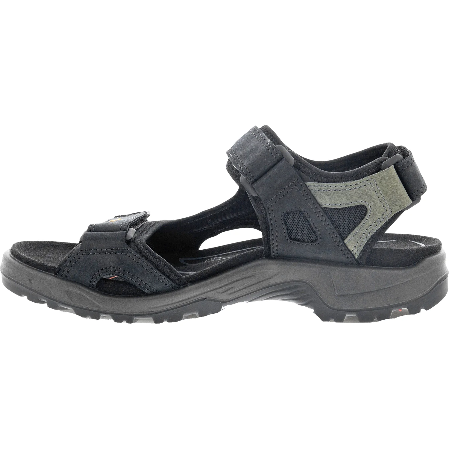 Ecco Offroad Yucatan Men's Outdoor Sandals Black/Mole Nubuck - Image 3
