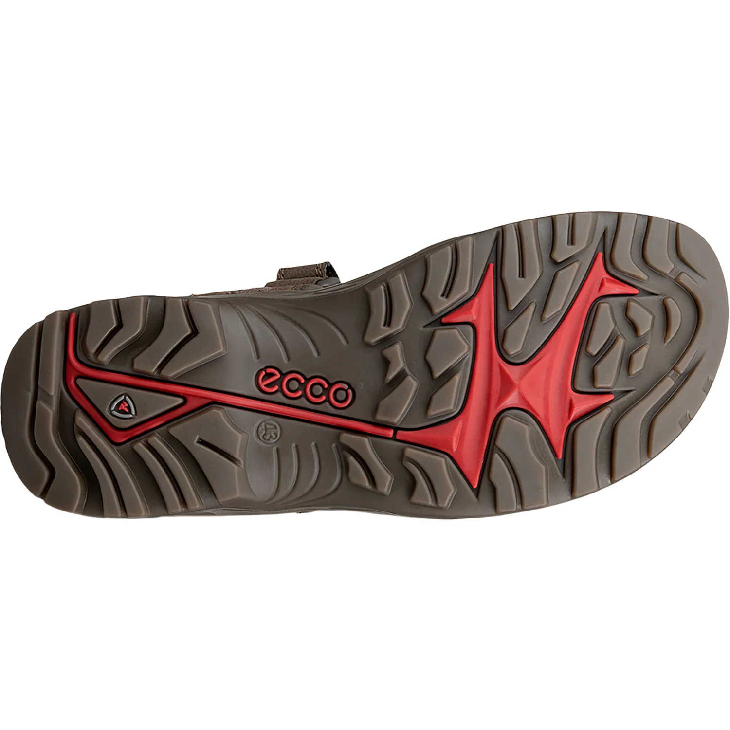 ECCO Offroad Yucatan Men's Sandals Dark Clay - Image 3
