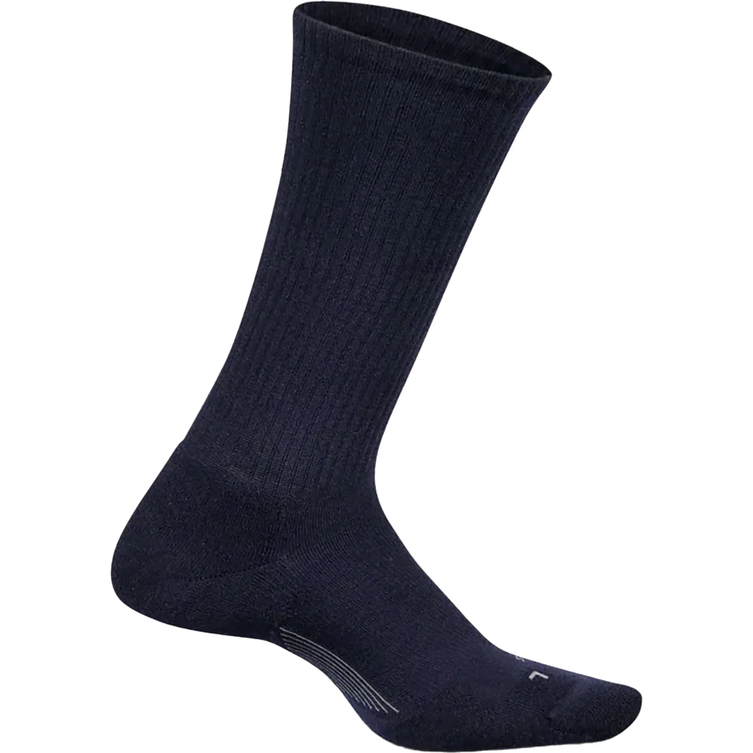 Feetures Everyday Max Cushion Casual Rib Crew Socks Men's Crew Socks Navy