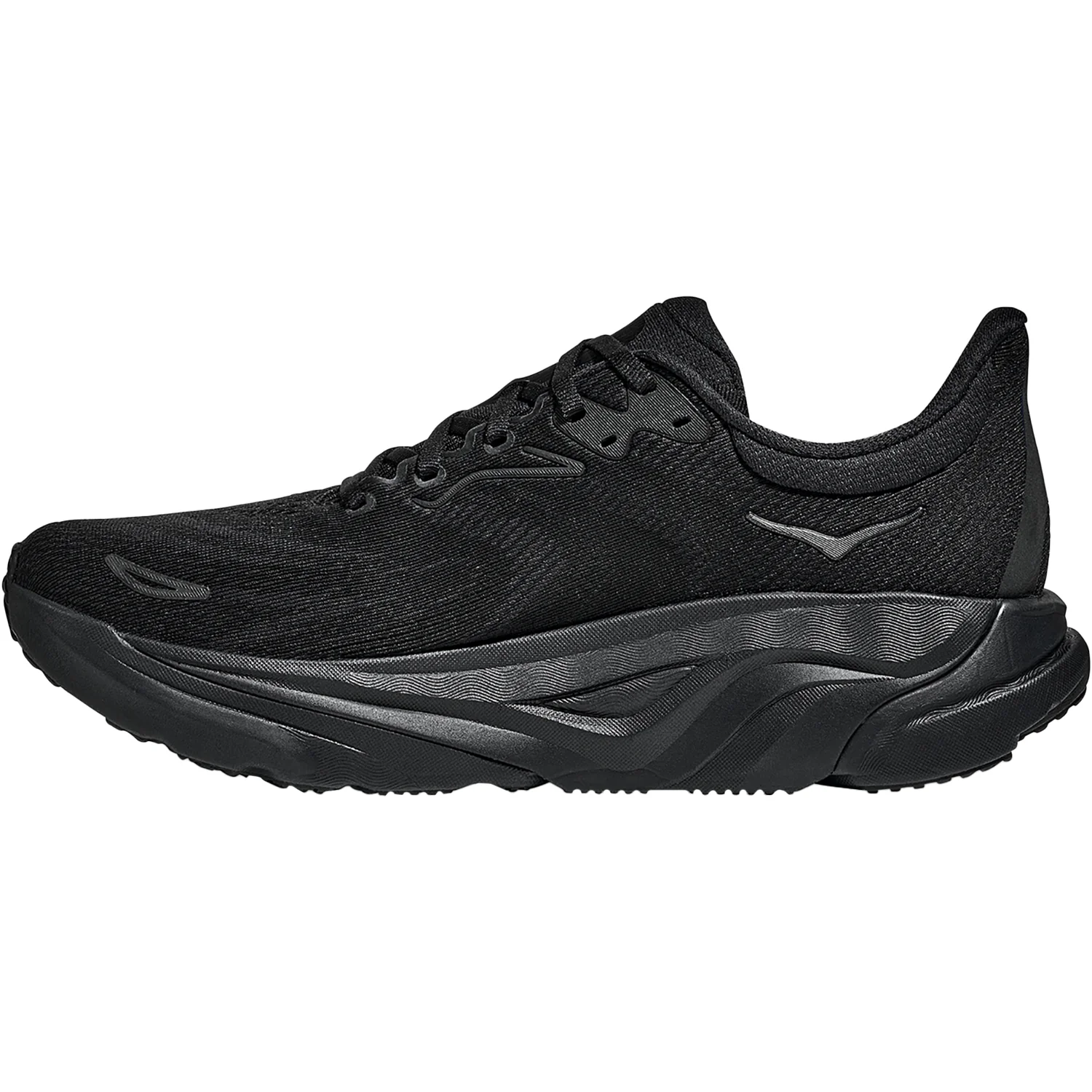 Hoka Arahi 8 (Stability Support) Men's Athletic Shoes Black/Black - Image 3