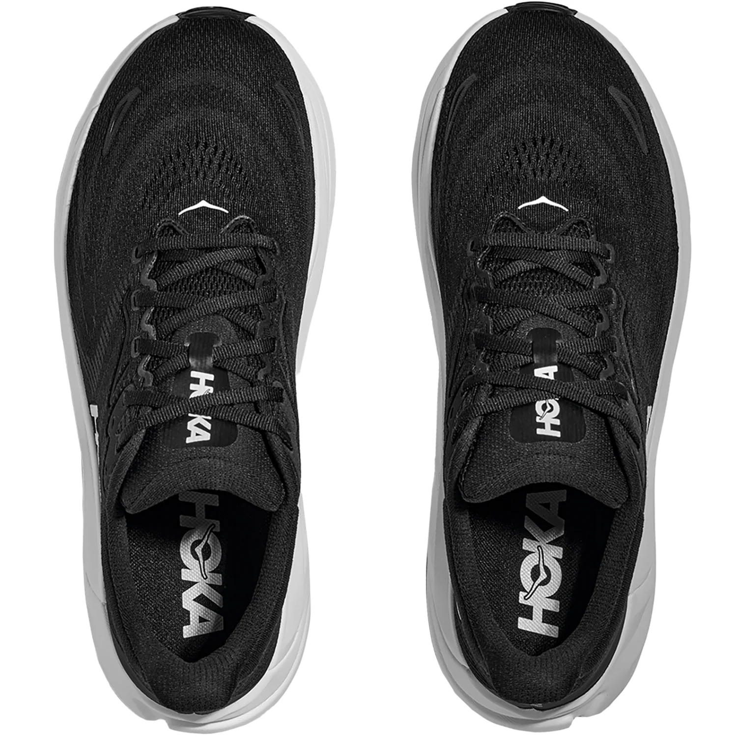 Hoka Arahi 8 (Stability Support) Men's Athletic Shoes Black/White - Image 2