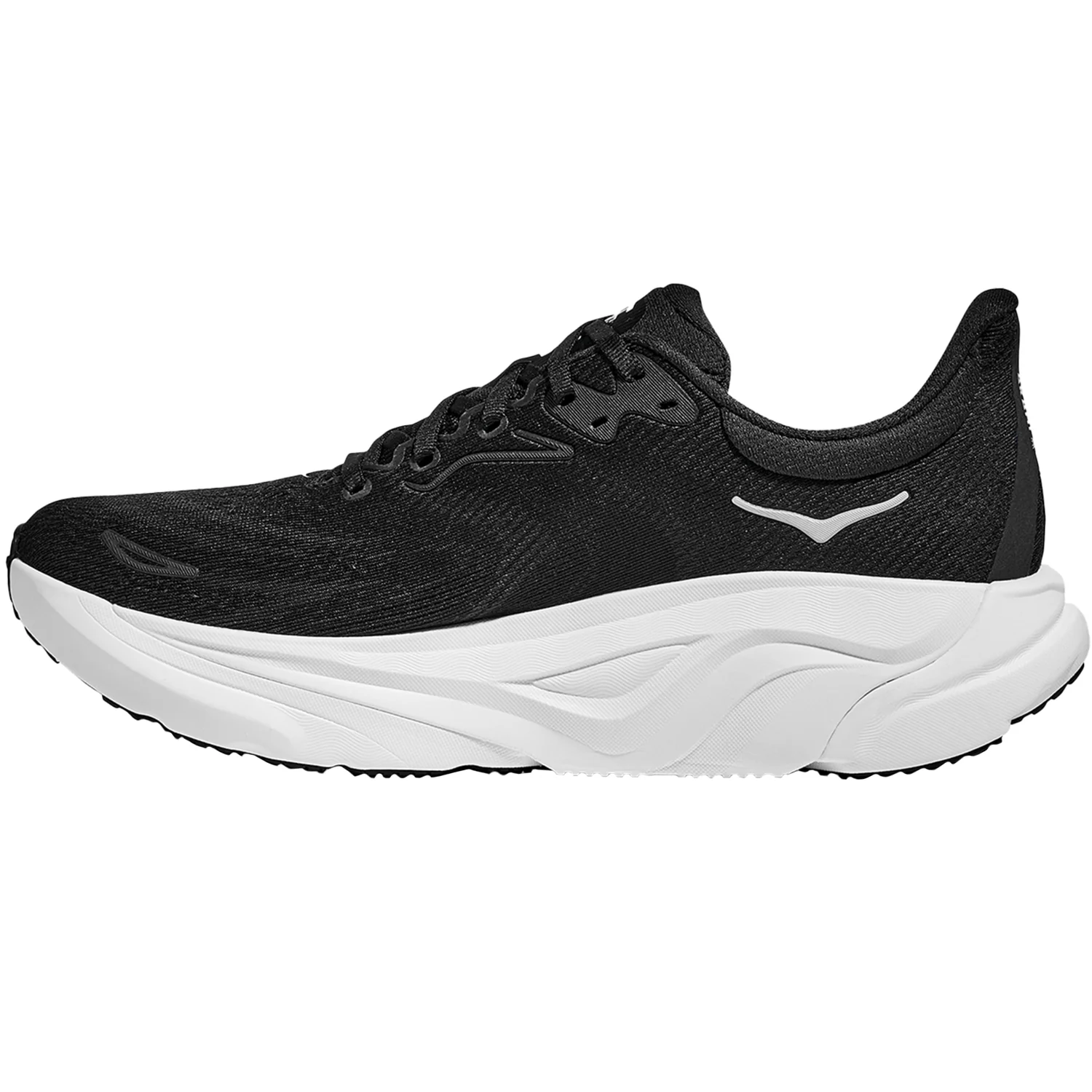 Hoka Arahi 8 (Stability Support) Men's Athletic Shoes Black/White - Image 3