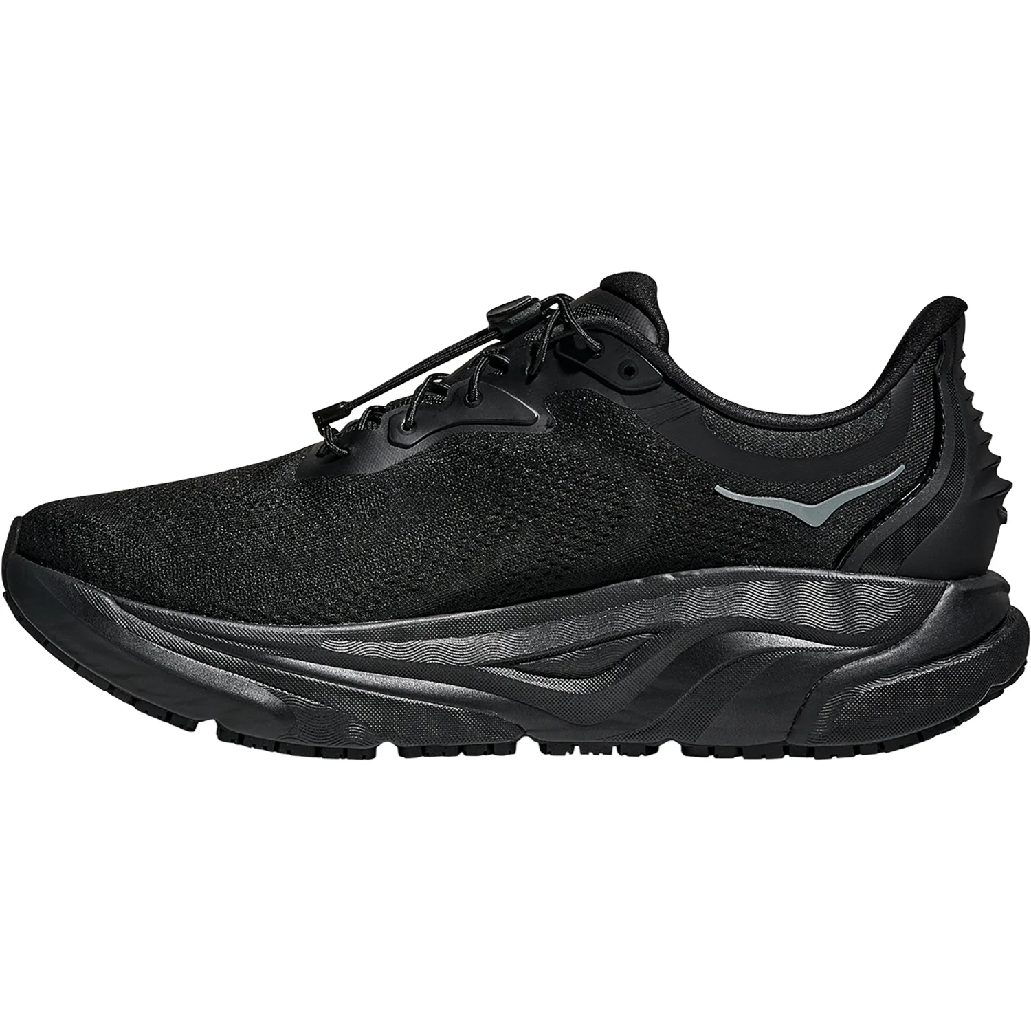 Hoka Arahi SR (Stability Support) Men's Athletic Shoes Black/Black - Image 3
