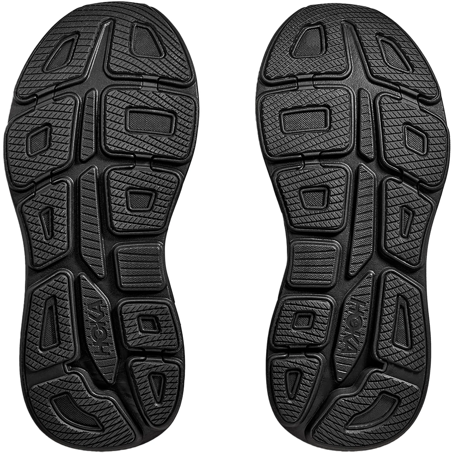 Hoka Bondi 9 (Neutral Support) Men's Athletic Shoes Black/Black Mesh - Image 4