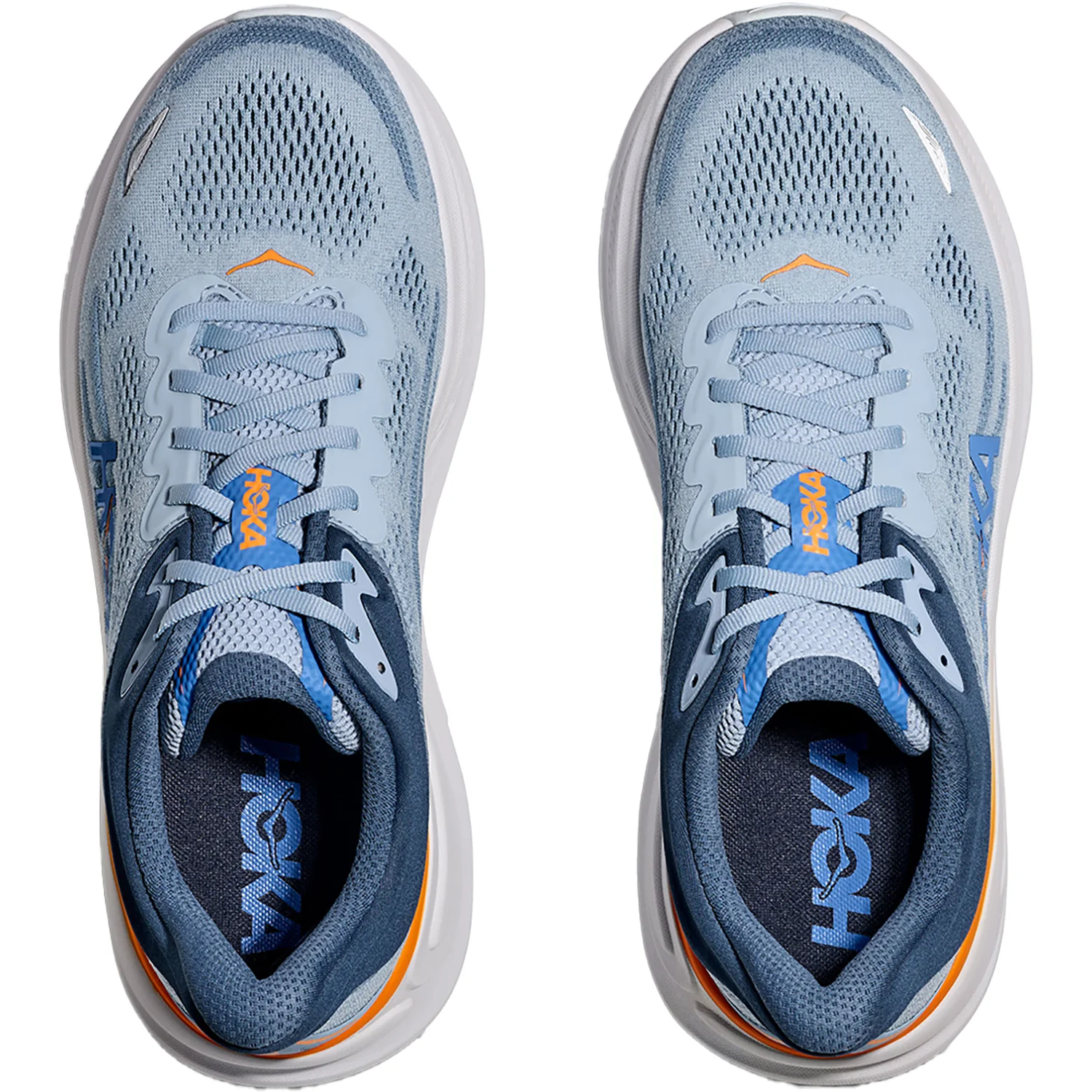 Hoka Bondi 9 Mesh (Neutral Support) Men's Athletic Shoes Drizzle/Downpour - Image 2