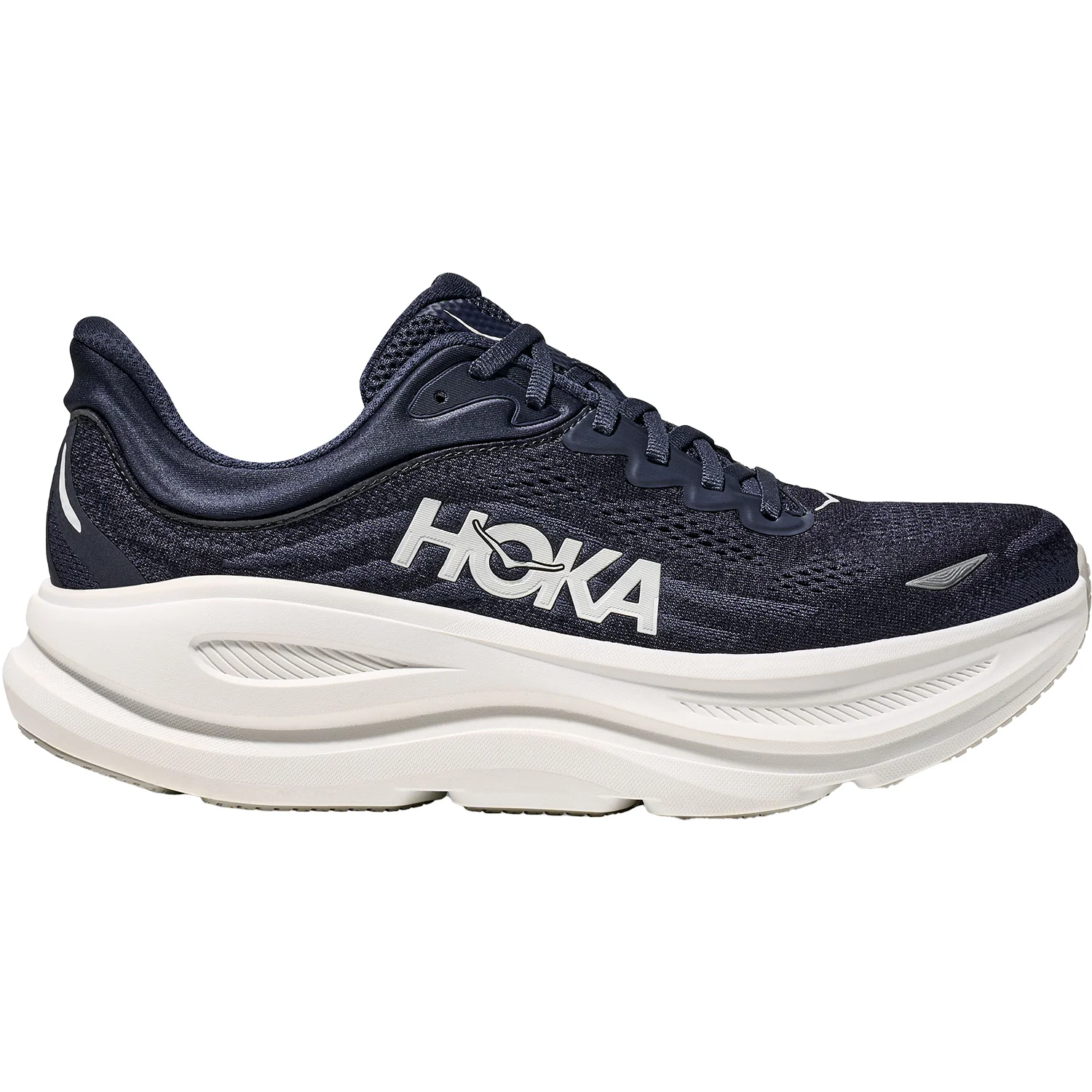 Hoka Bondi 9 Men Varsity Mesh (Neutral Support) Men's Athletic Shoes Varsity Navy / White