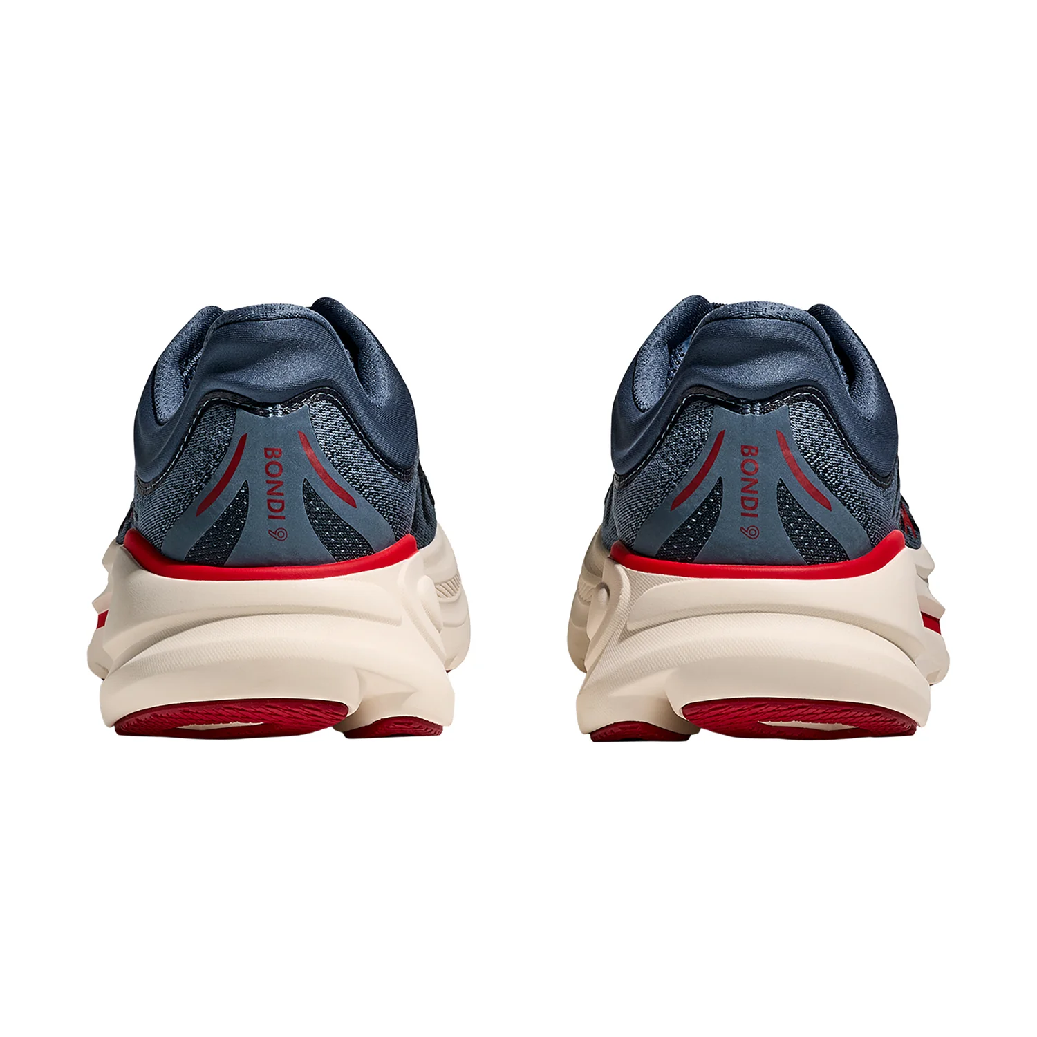 Hoka Bondi 9 (Neutral Support) Men's Athletic Shoes Thunder Cloud/Vermillion - Image 6