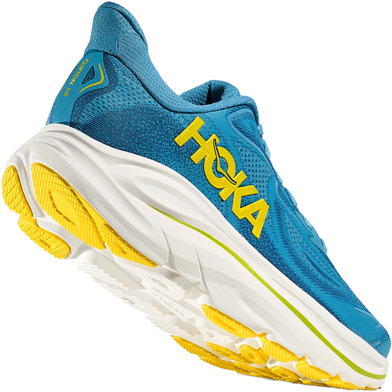 Hoka Clifton 10 (Neutral Support) Men's Athletic Shoes Alpine Blue/Foggy Night - Image 6