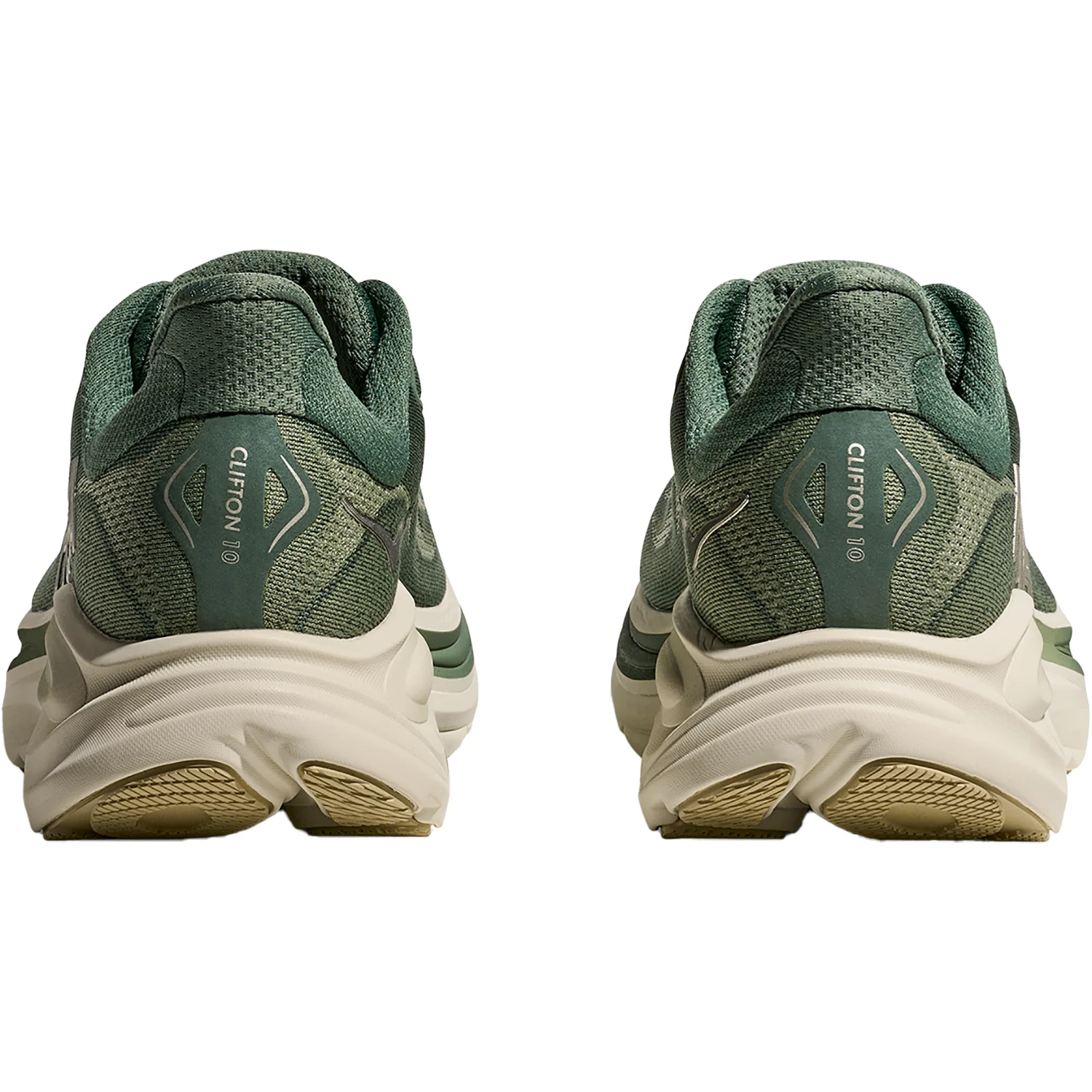 Hoka Clifton 10 (Neutral Support) Men's Athletic Shoes Fern/Truffle Salt - Image 6