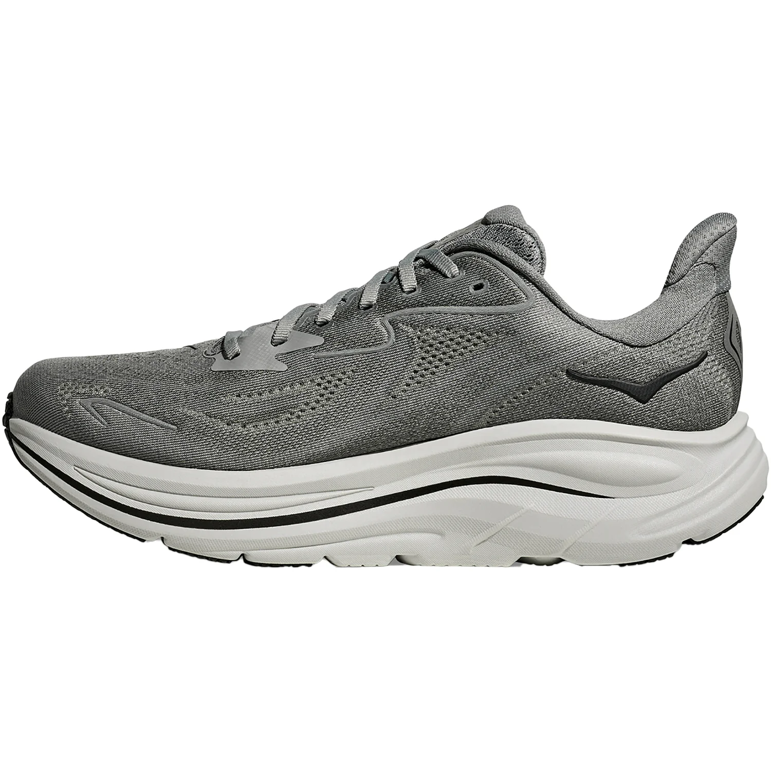 Hoka Clifton 10 (Neutral Support) Men's Athletic Shoes Galactic Grey/Asteroid - Image 3