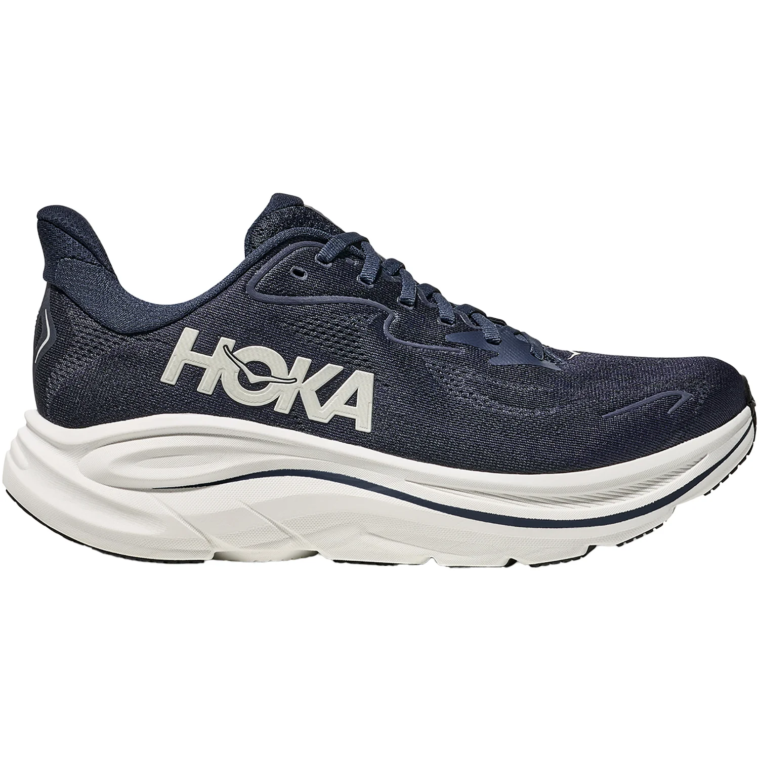 Hoka Clifton 10 (Neutral Support) Men's Athletic Shoes Navy/White