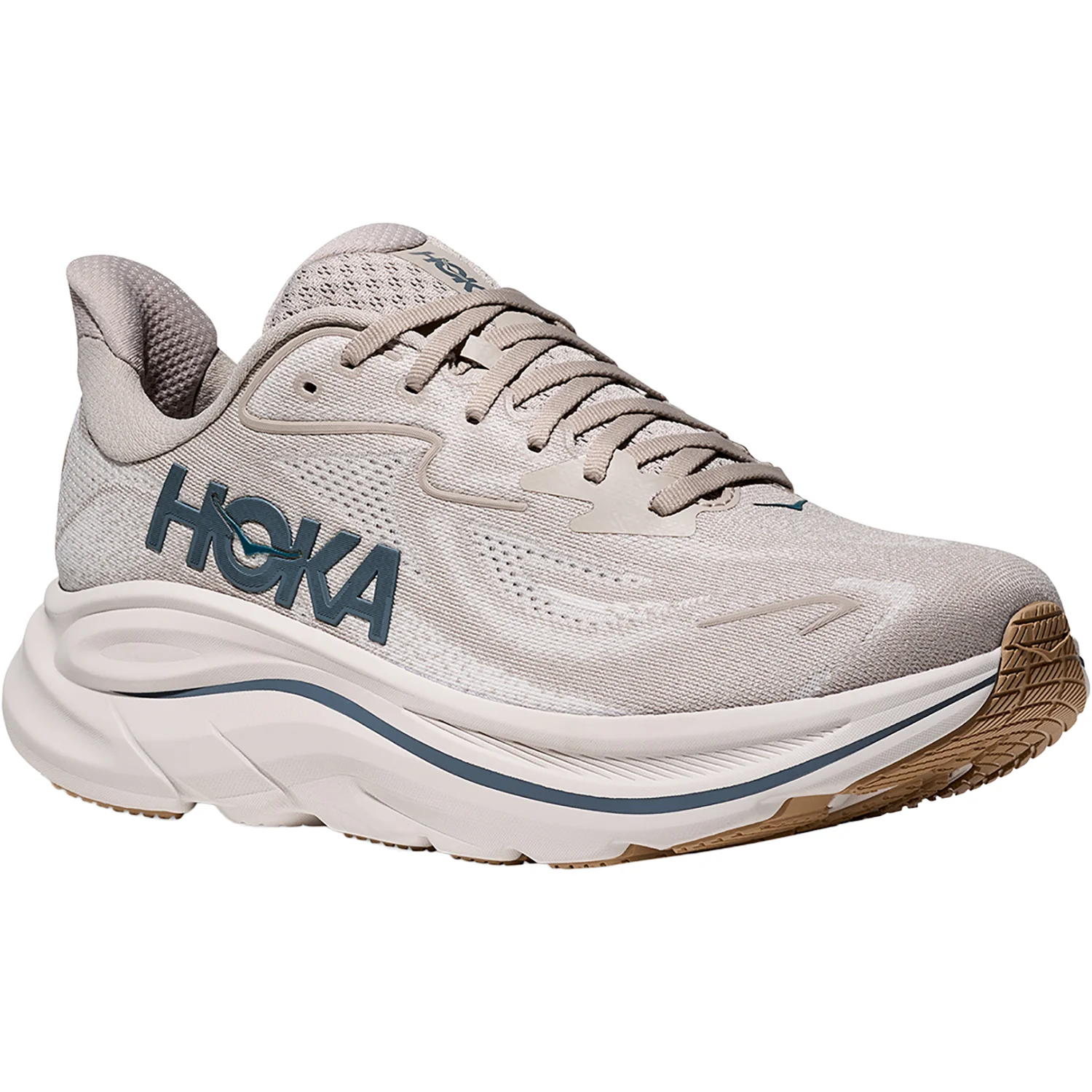 Hoka Clifton 10 (Neutral Support) Men's Athletic Shoes Putty/Grout - Image 5