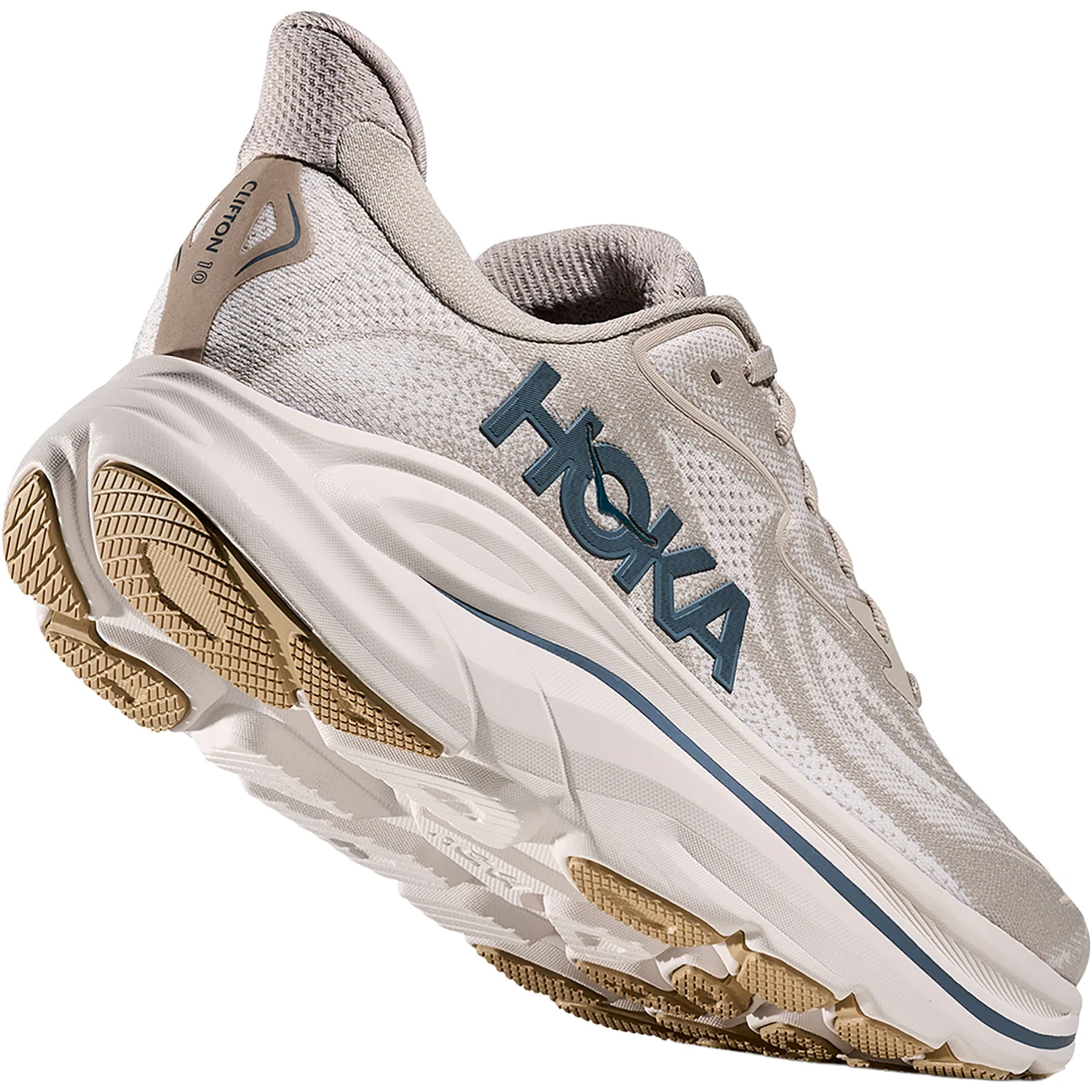 Hoka Clifton 10 (Neutral Support) Men's Athletic Shoes Putty/Grout - Image 7