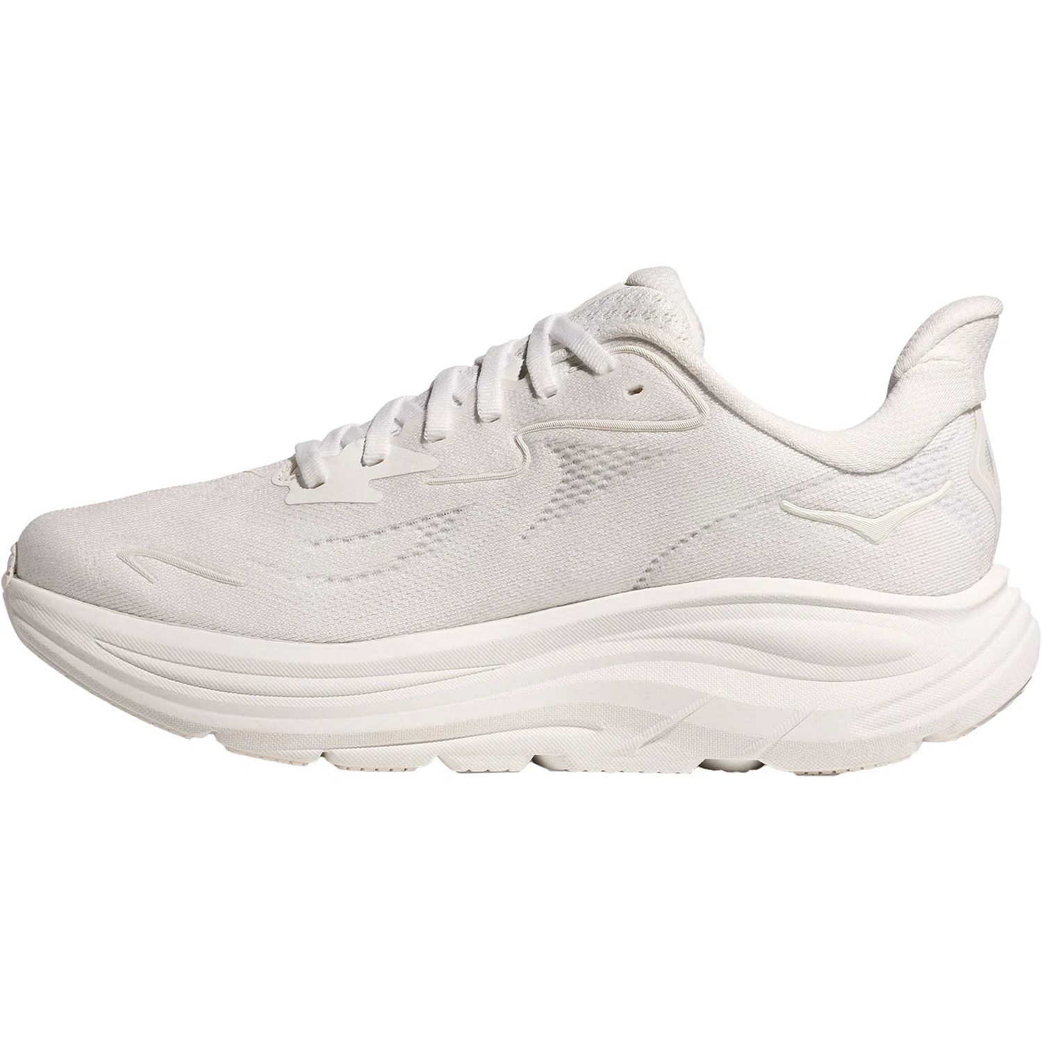 Hoka Clifton 10 (Neutral Support) Men's Athletic Shoes White/White - Image 3