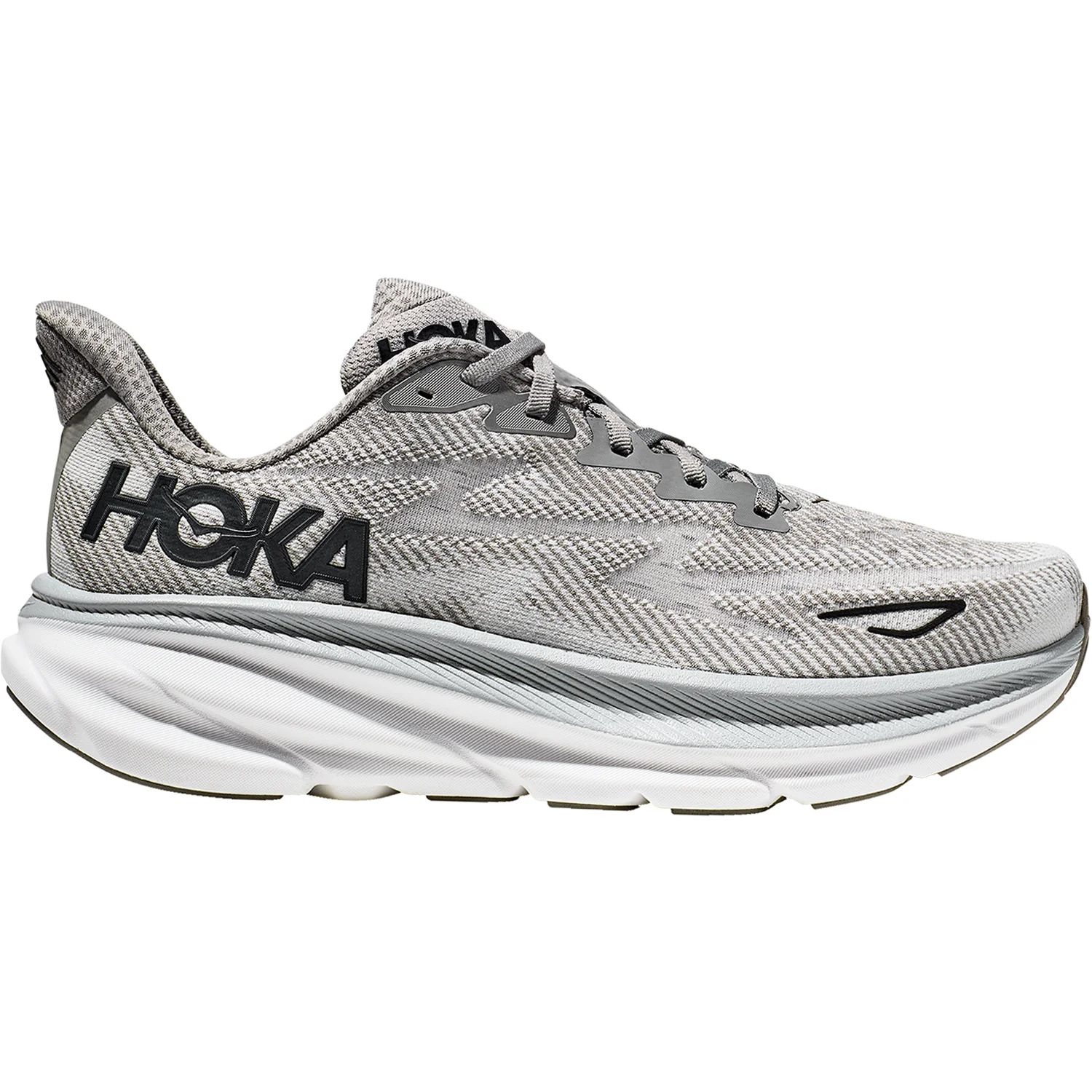 Hoka Clifton 9 (Neutral Support) Men's Running Shoes Harbor Mist/Black Mesh