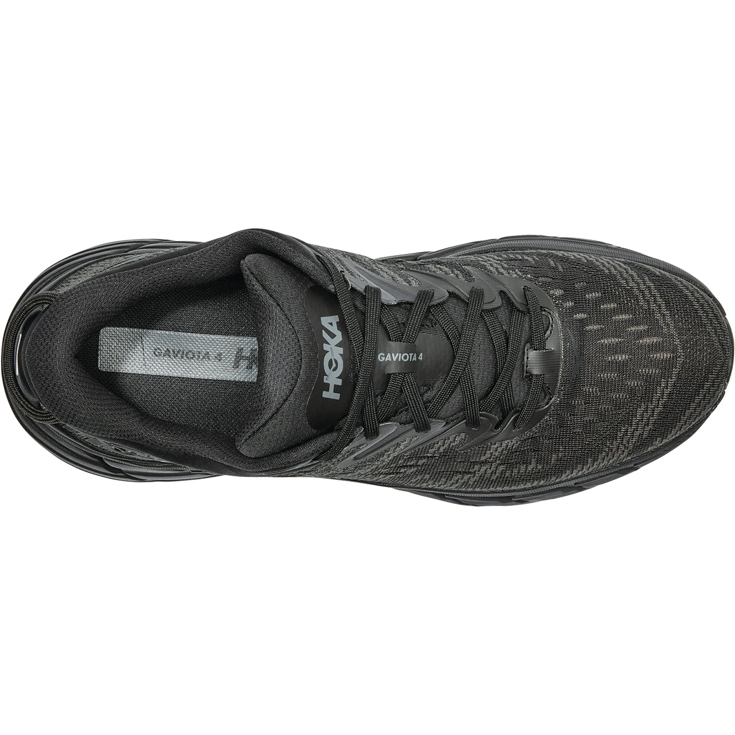 Hoka Gaviota 4 Men's Road Running Shoes Black Mesh - Image 2