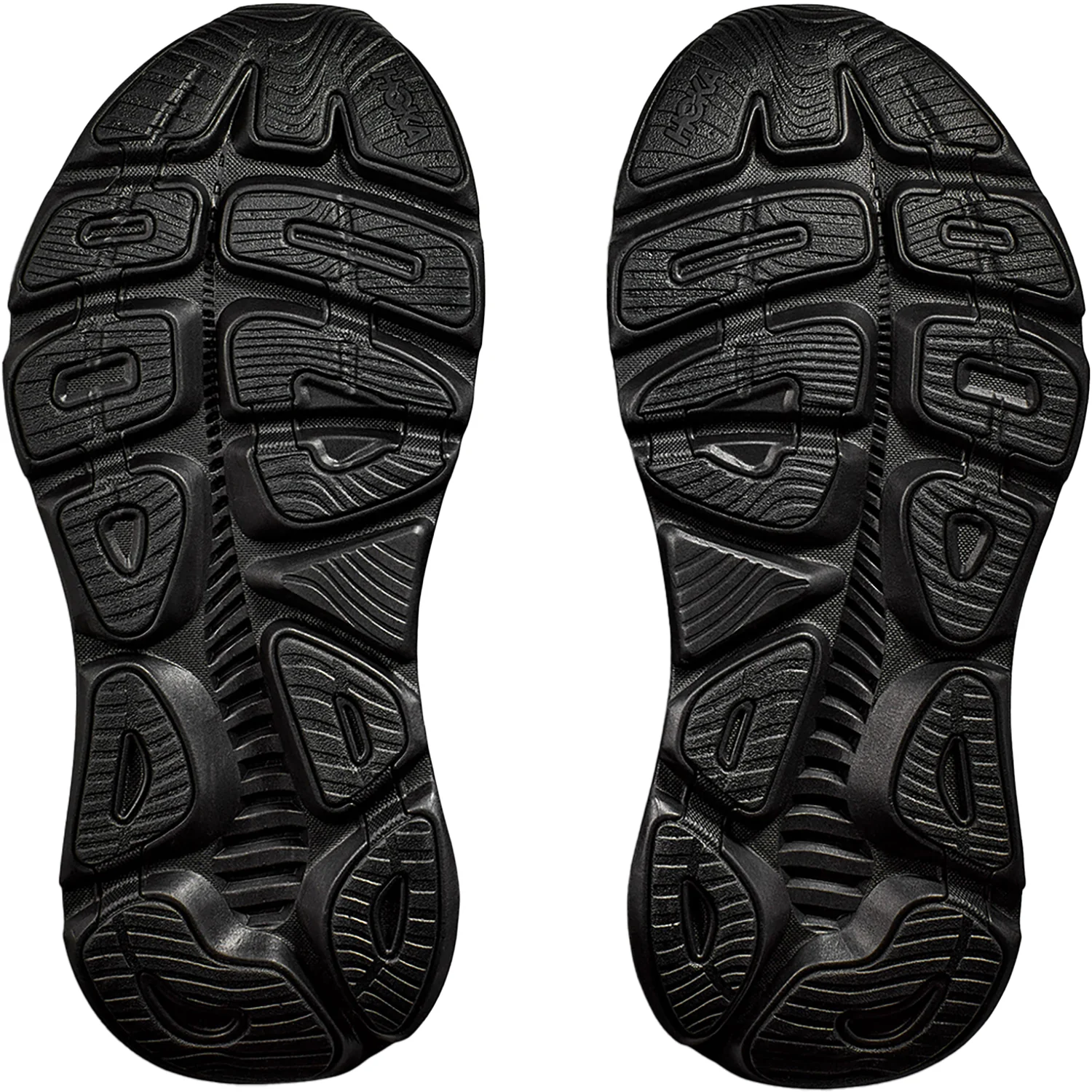 Hoka Gaviota 5 (Stability Support) Men's Everyday Running Shoes Black/Black Mesh - Image 4