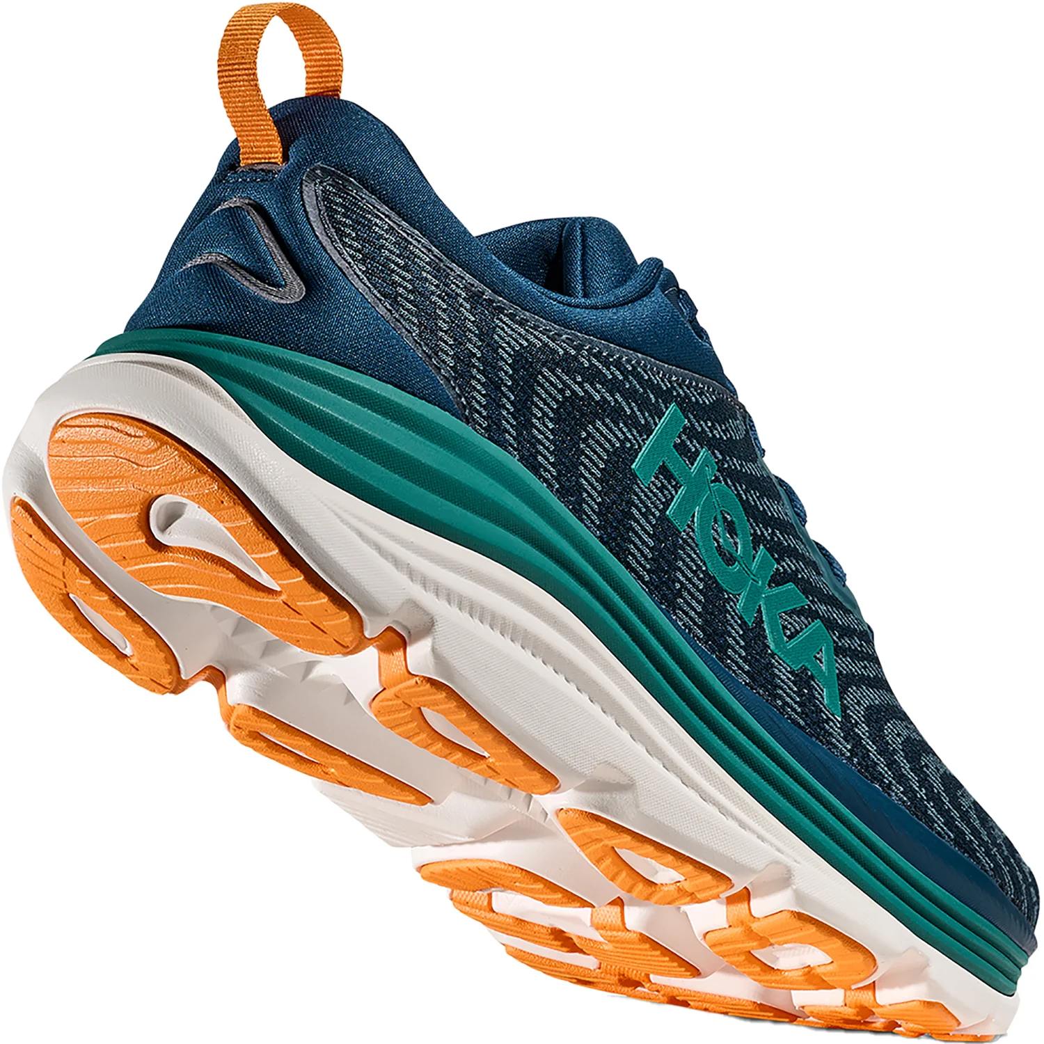 Hoka Gaviota 5 Mesh (Stability Support) Men's Everyday Running Shoes Midnight/Oceanic - Image 4