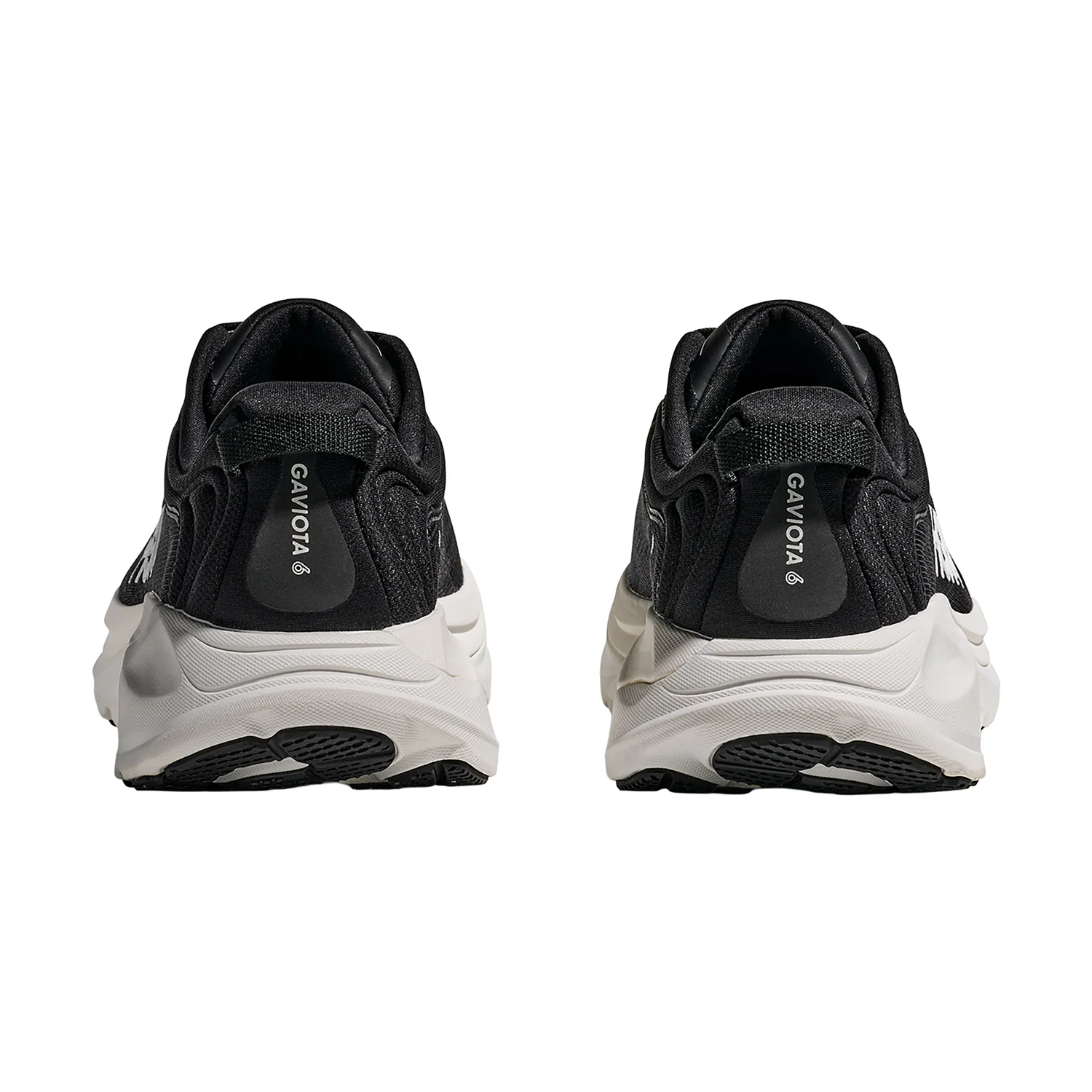 Hoka Gaviota 6 (Stability Support) Men's Athletic Shoes Black/White - Image 6