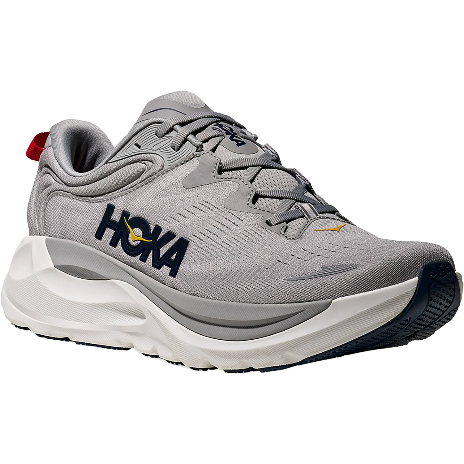 Hoka Gaviota 6 (Stability Support) Men's Athletic Shoes Stellar Grey/Stardust - Image 5