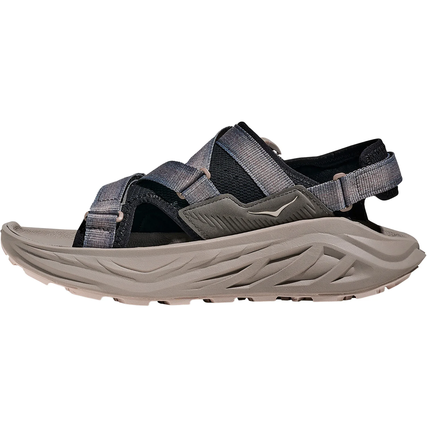 Hoka Infini Hike TC (Neutral Support) Men's Sandals Hiking Outdoor Black/Cement - Image 3