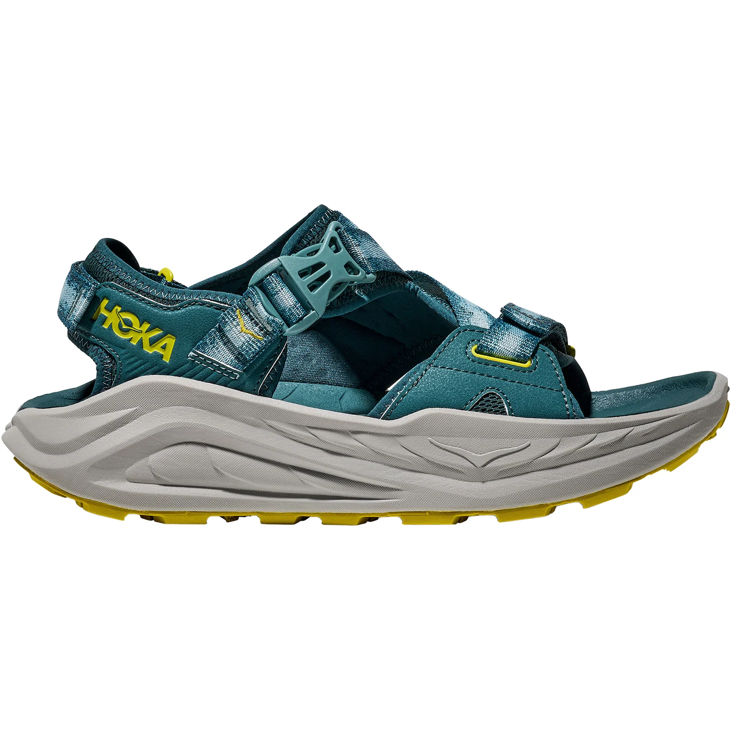 Hoka Infini Hike TC Men's Athletic Shoes Trail/Hiking Twilight/Pea Green Synthetic