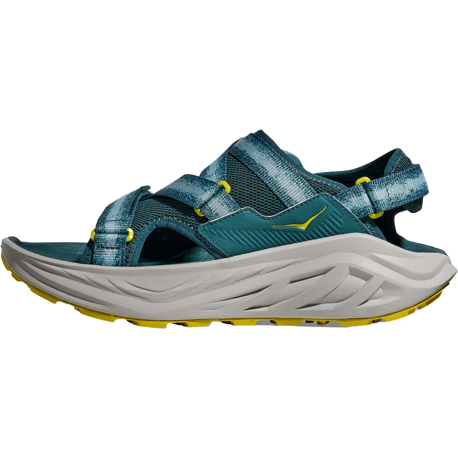 Hoka Infini Hike TC Men's Athletic Shoes Trail/Hiking Twilight/Pea Green Synthetic - Image 3