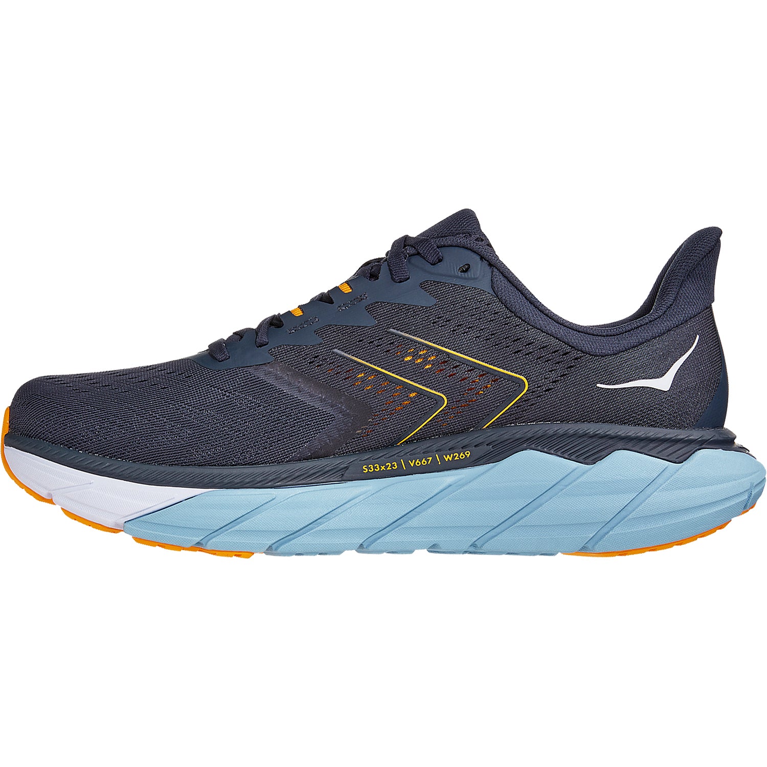 Hoka Arahi 5 Men's Running Shoes Ombre Blue/Blue Fog Mesh - Image 3