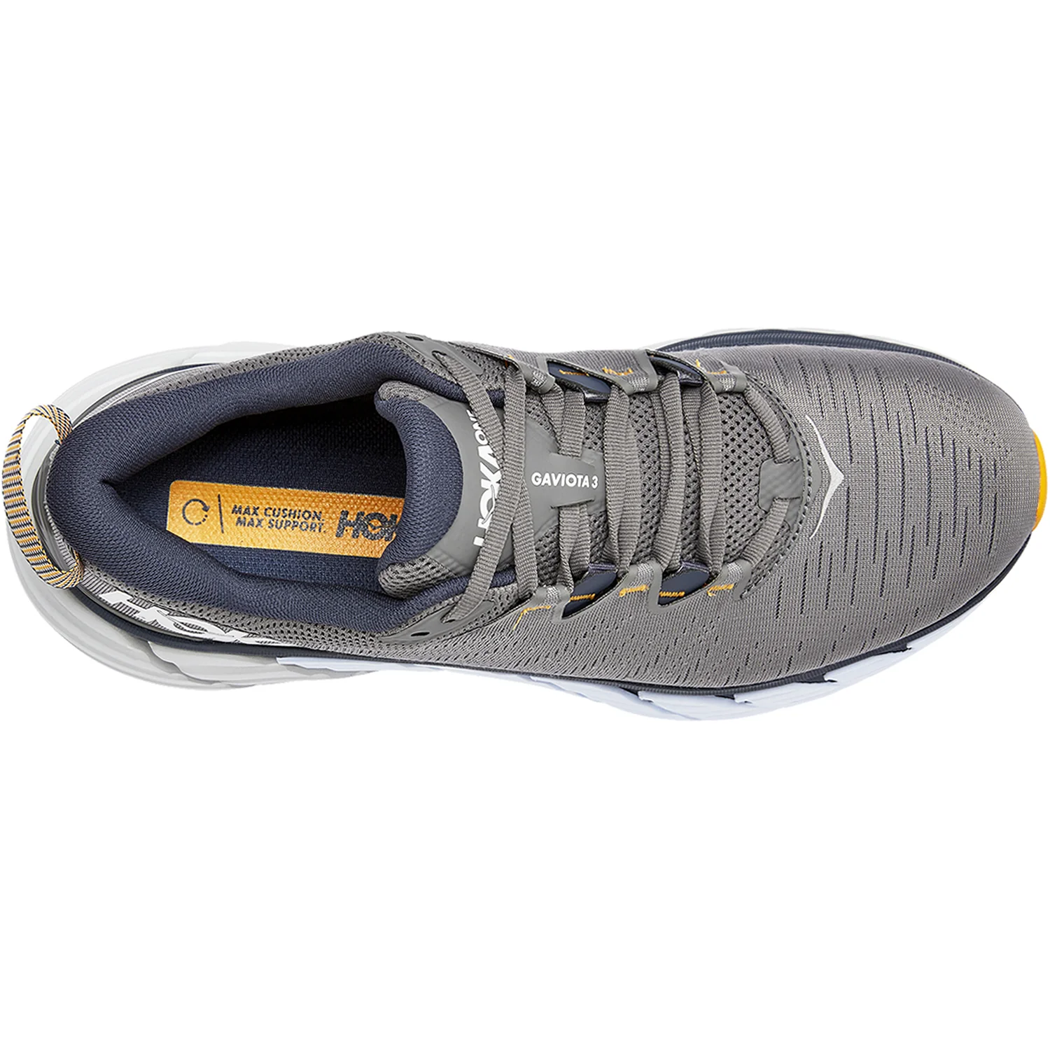 Hoka Gaviota 3 Men's Running Shoes Charcoal Grey/Ombre Blue Mesh - Image 2