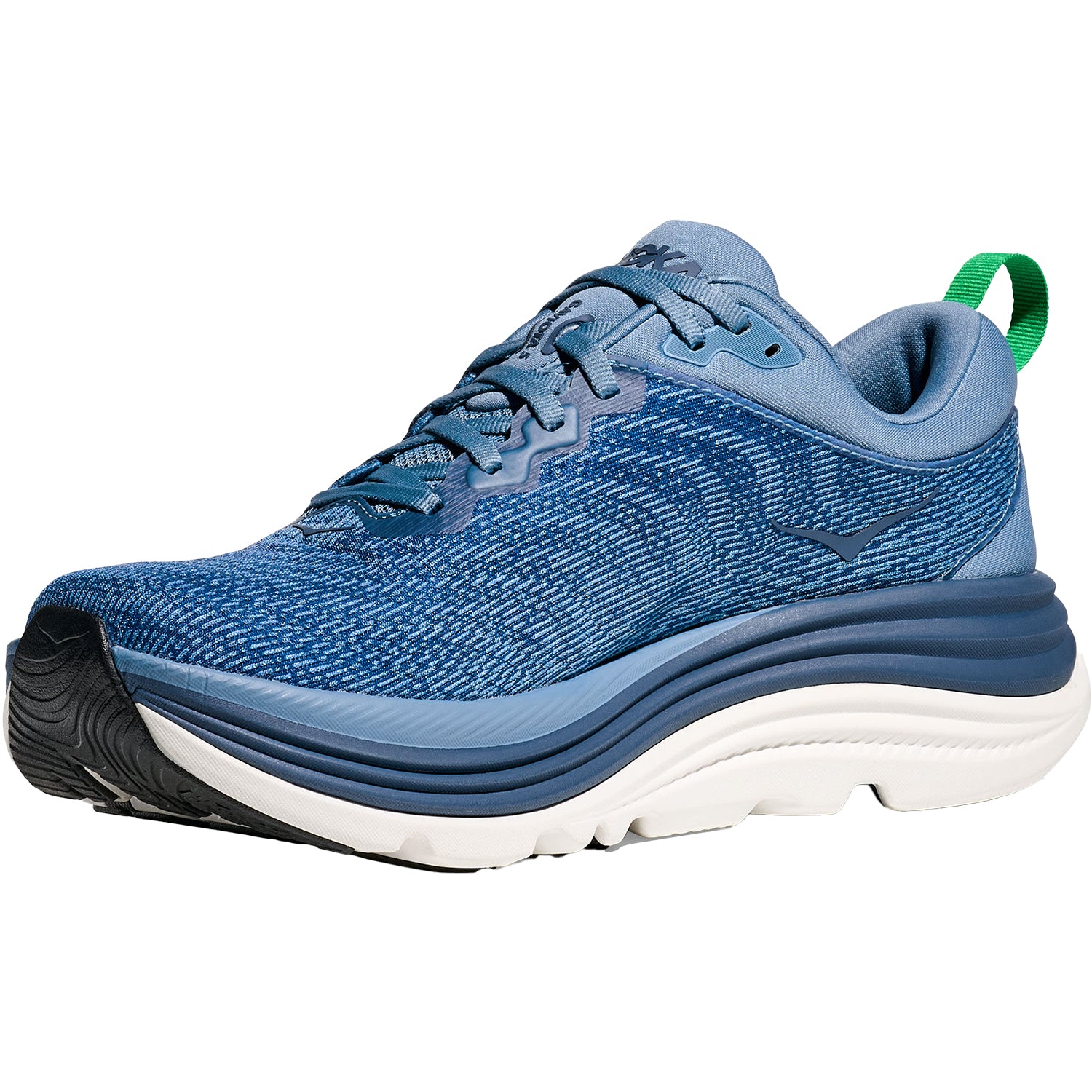 Hoka Gaviota 5 Men (Stability Support) Men's Athletic Shoes Downpour/Thunder Cloud - Image 5