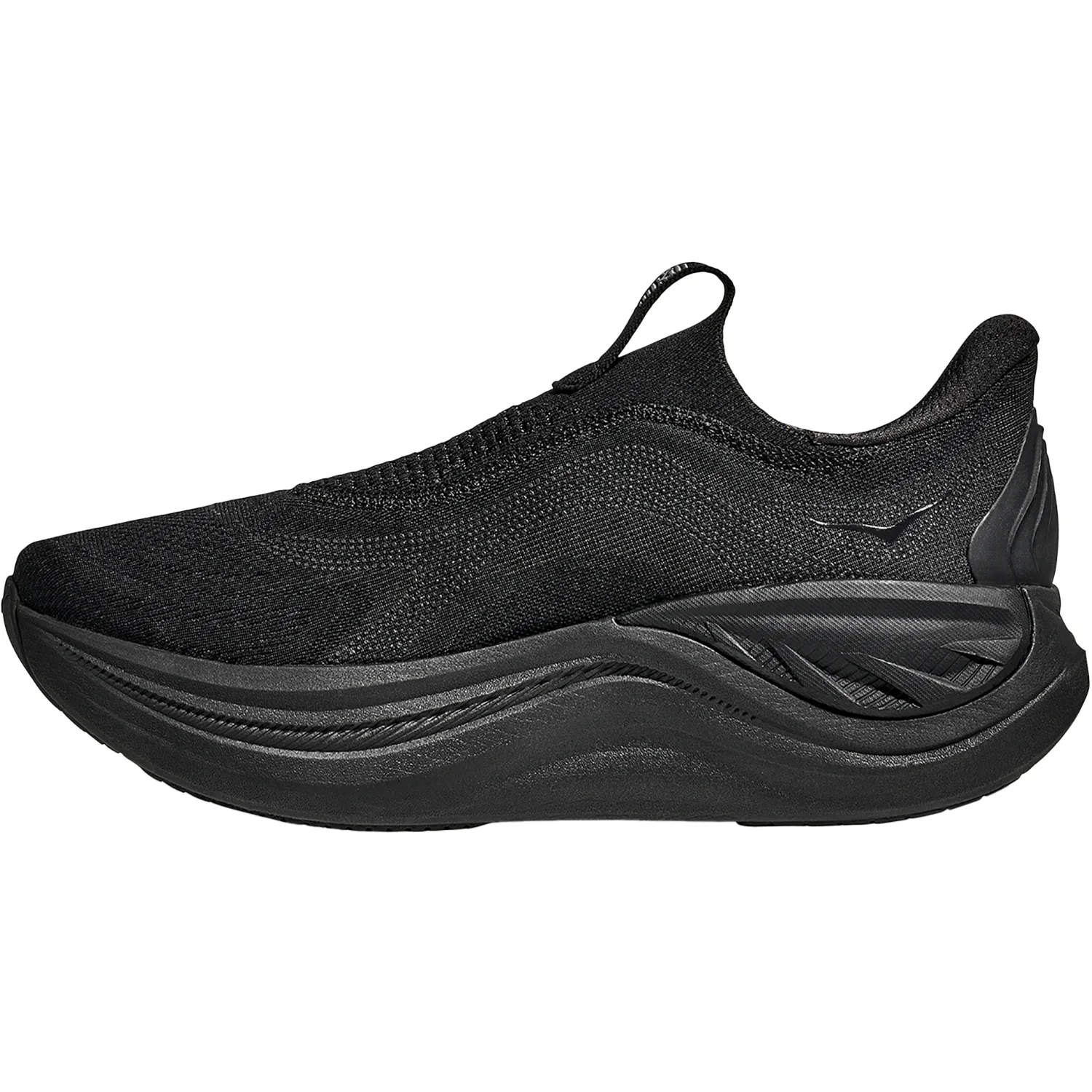 Hoka Skyward Laceless Men's Athletic Shoes Recovery Slip Ons Black/Black - Image 3