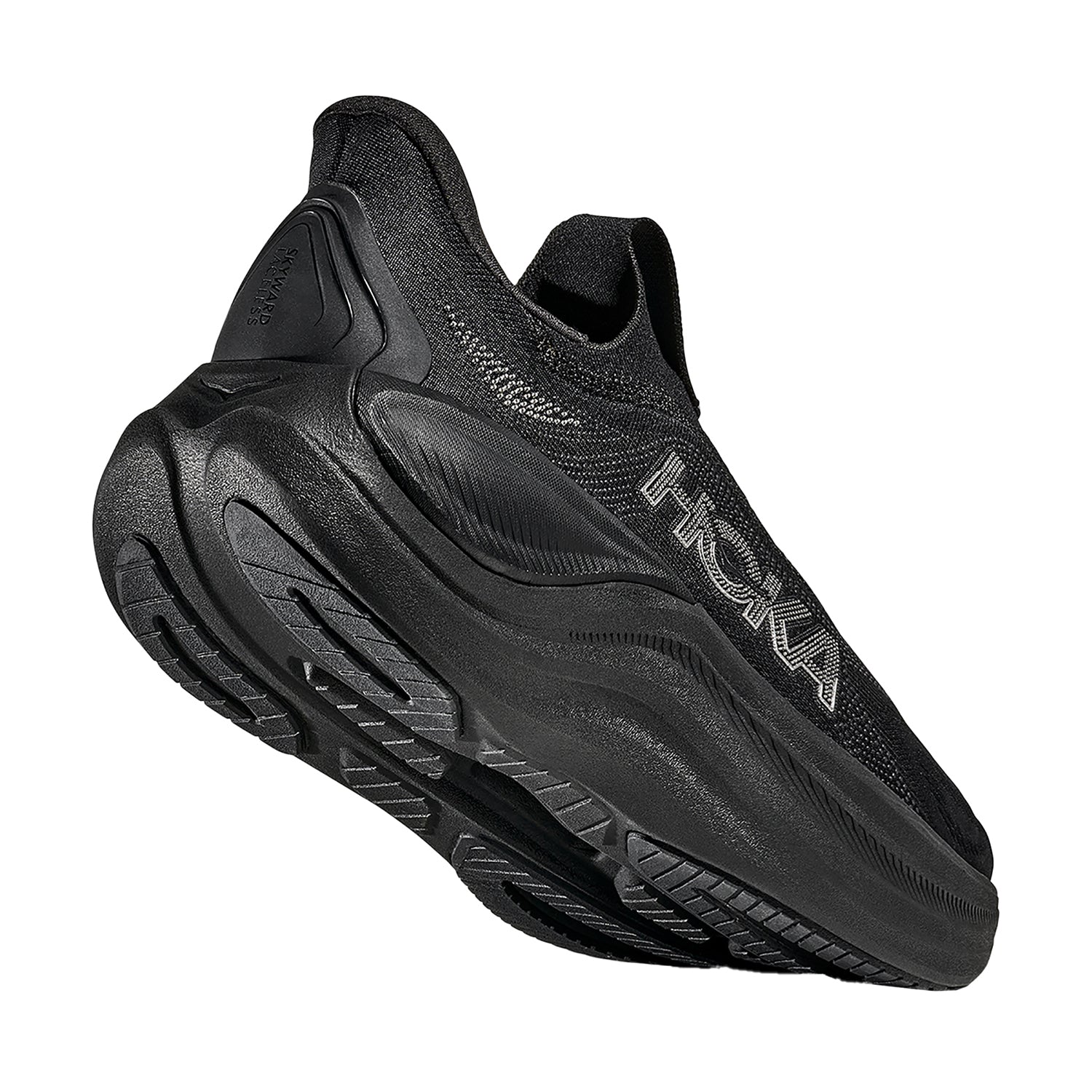 Hoka Skyward Laceless Men's Athletic Shoes Recovery Slip Ons Black/Black - Image 7