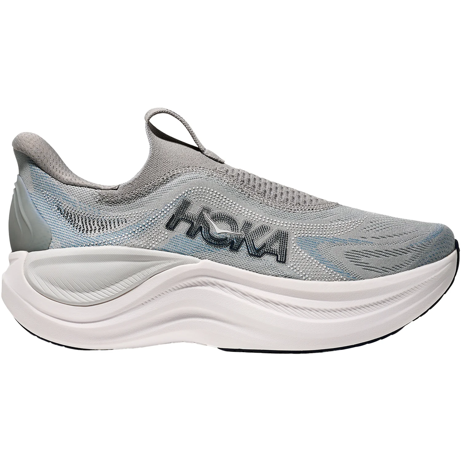 Hoka Skyward Laceless Men Men's Athletic Shoes Recovery Slip Ons Stardust/Stellar Grey