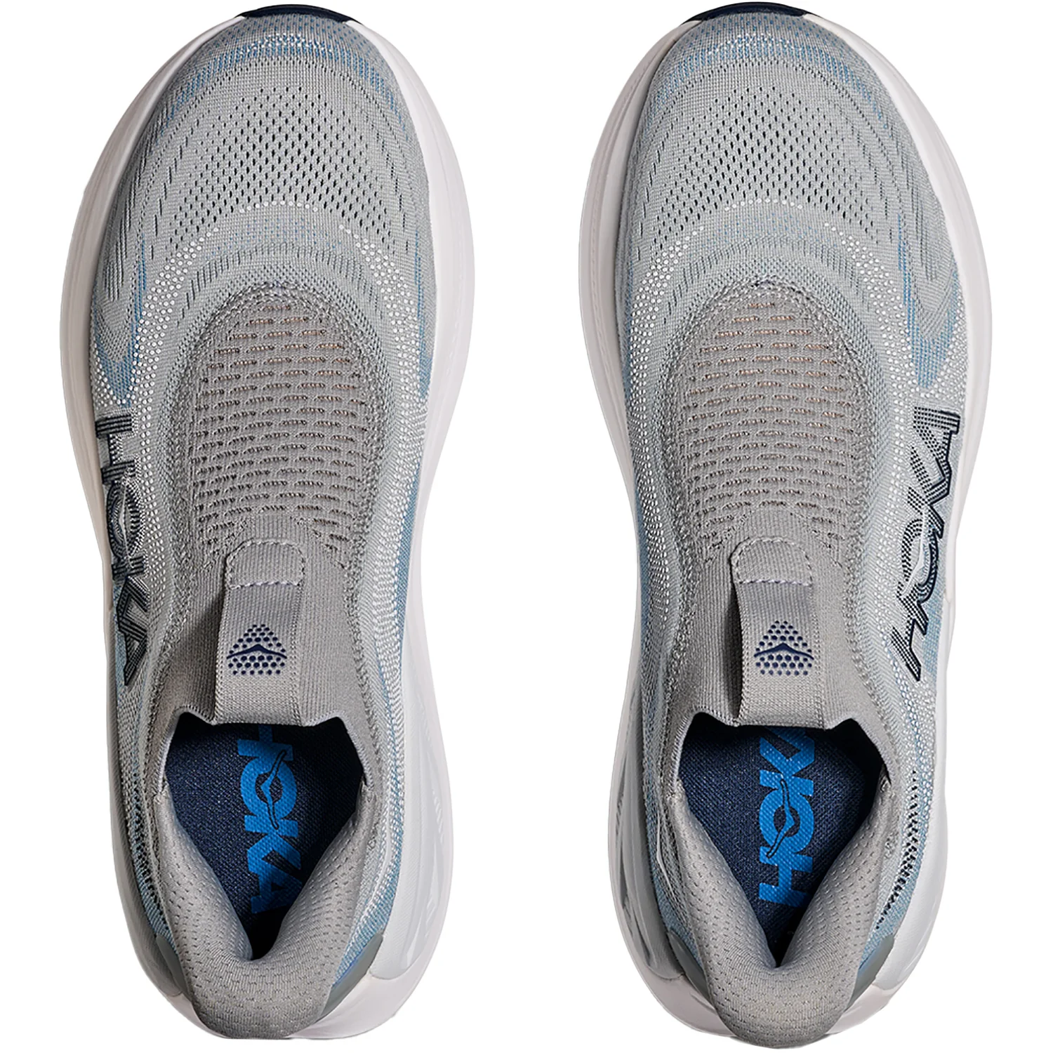 Hoka Skyward Laceless Men Men's Athletic Shoes Recovery Slip Ons Stardust/Stellar Grey - Image 2