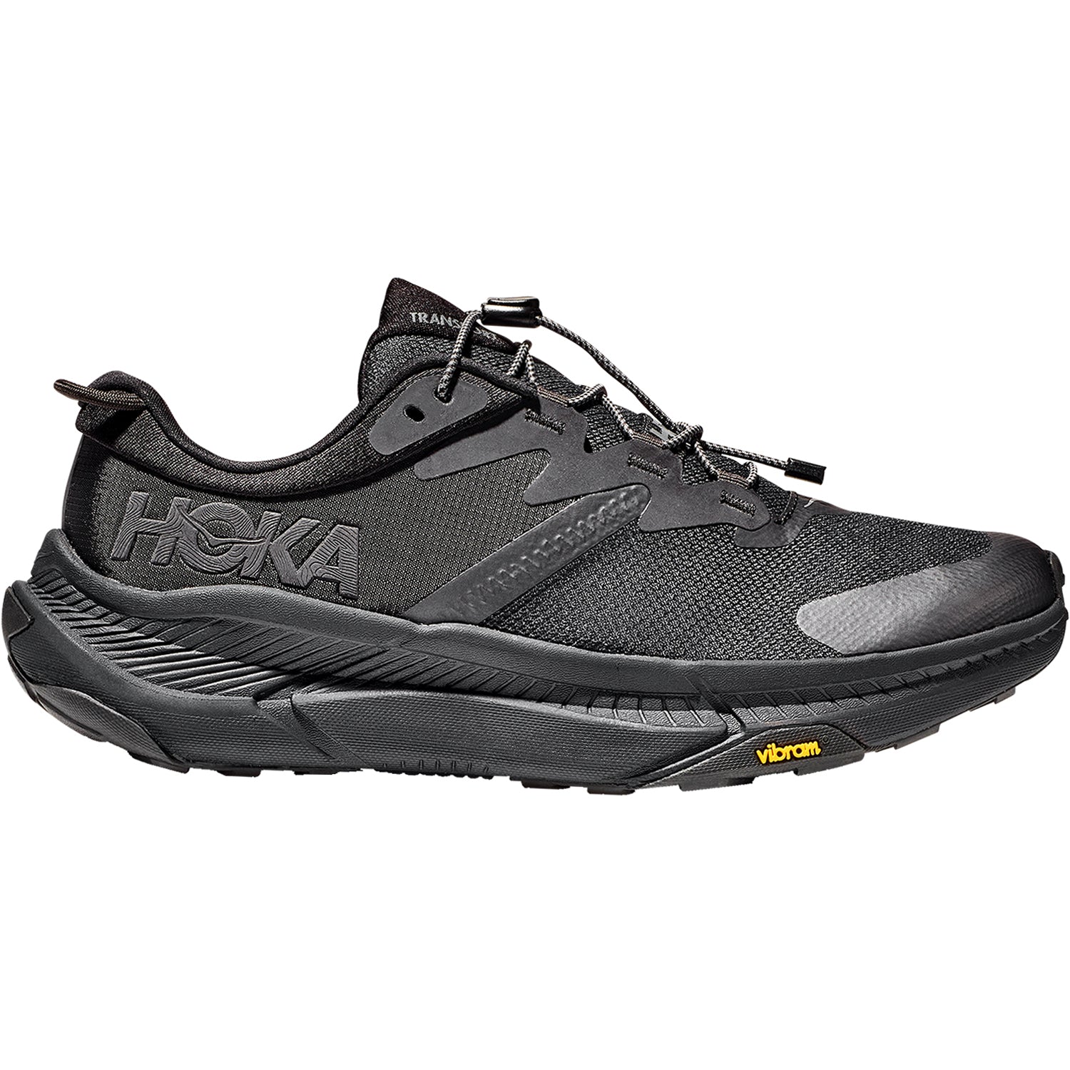 Hoka Transport Men's Everyday Shoes Black/Black Mesh