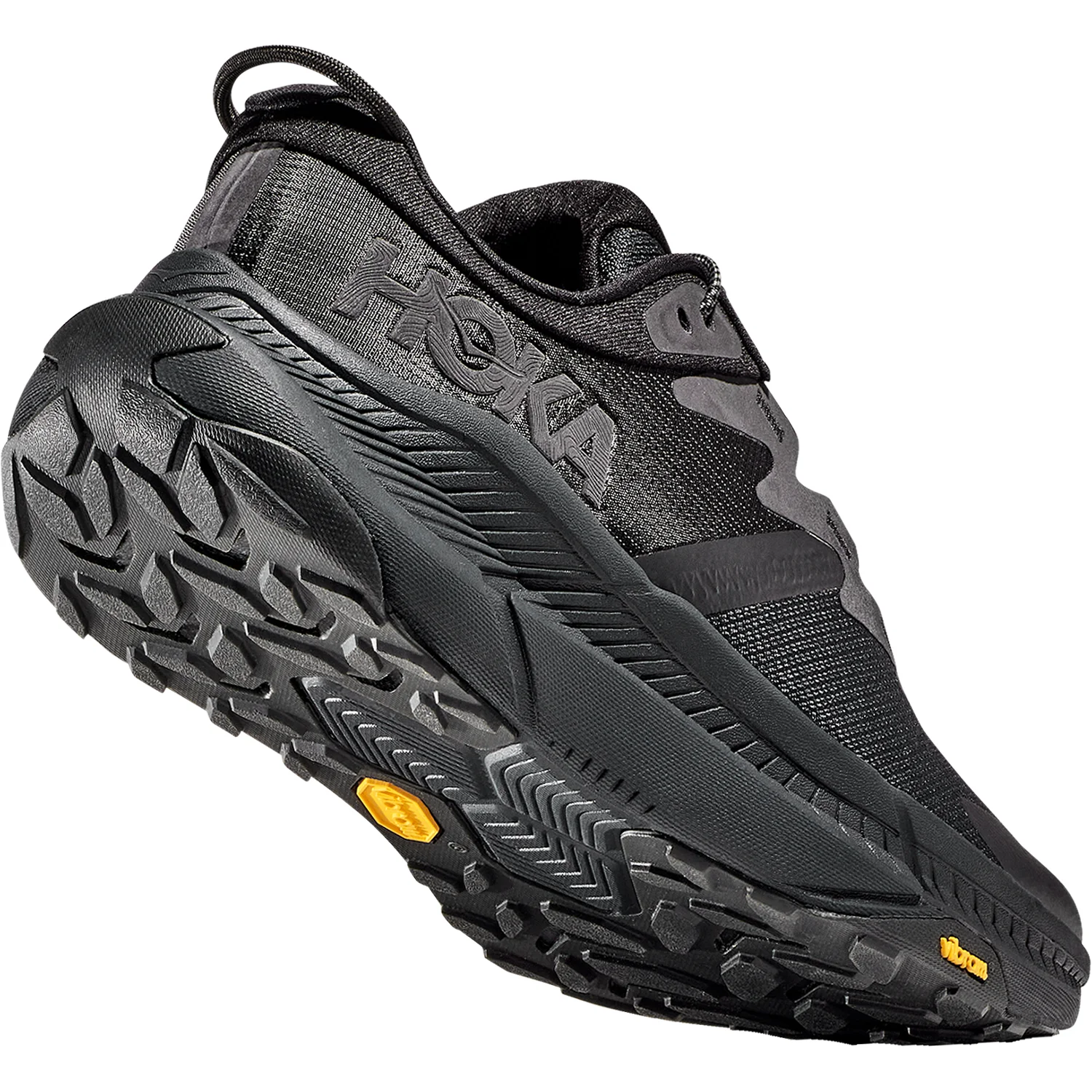 Hoka Transport Men's Everyday Shoes Black/Black Mesh - Image 4
