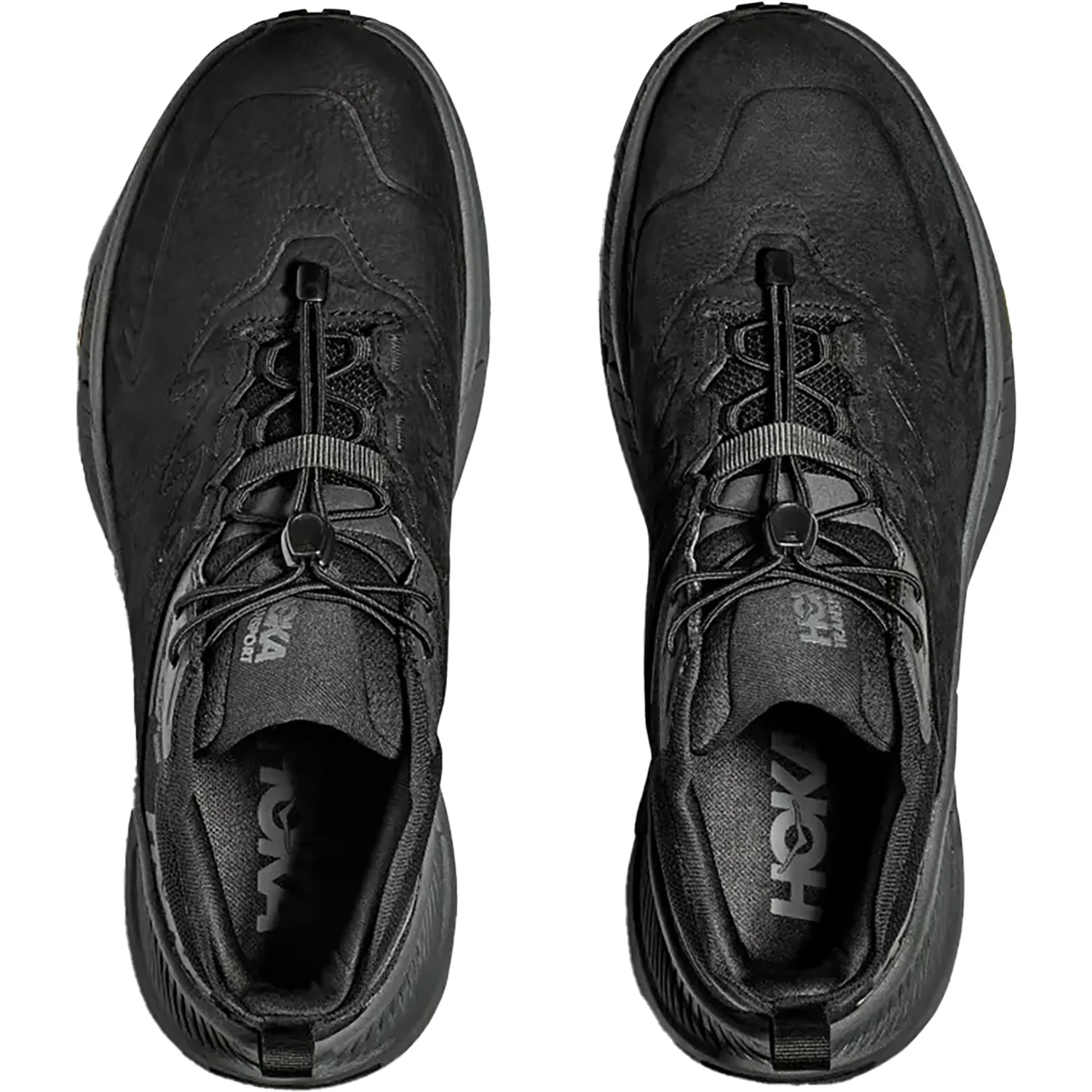 Hoka Transport Chukka GoreTex Men's Outdoor Chukkas Black/Black Nubuck - Image 2