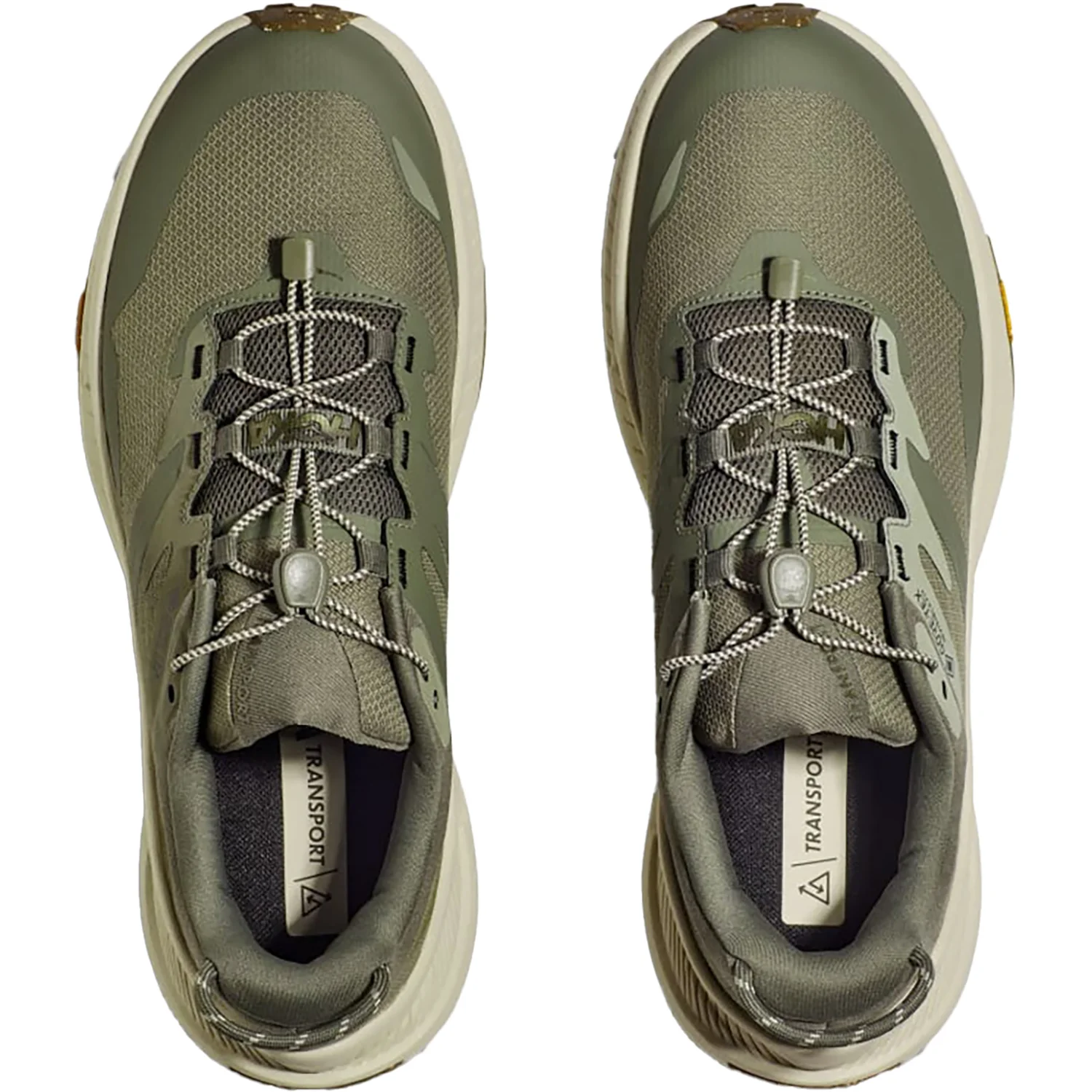 Hoka Transport GTX Men's Everyday Shoes Slate/Oat Milk Mesh - Image 2