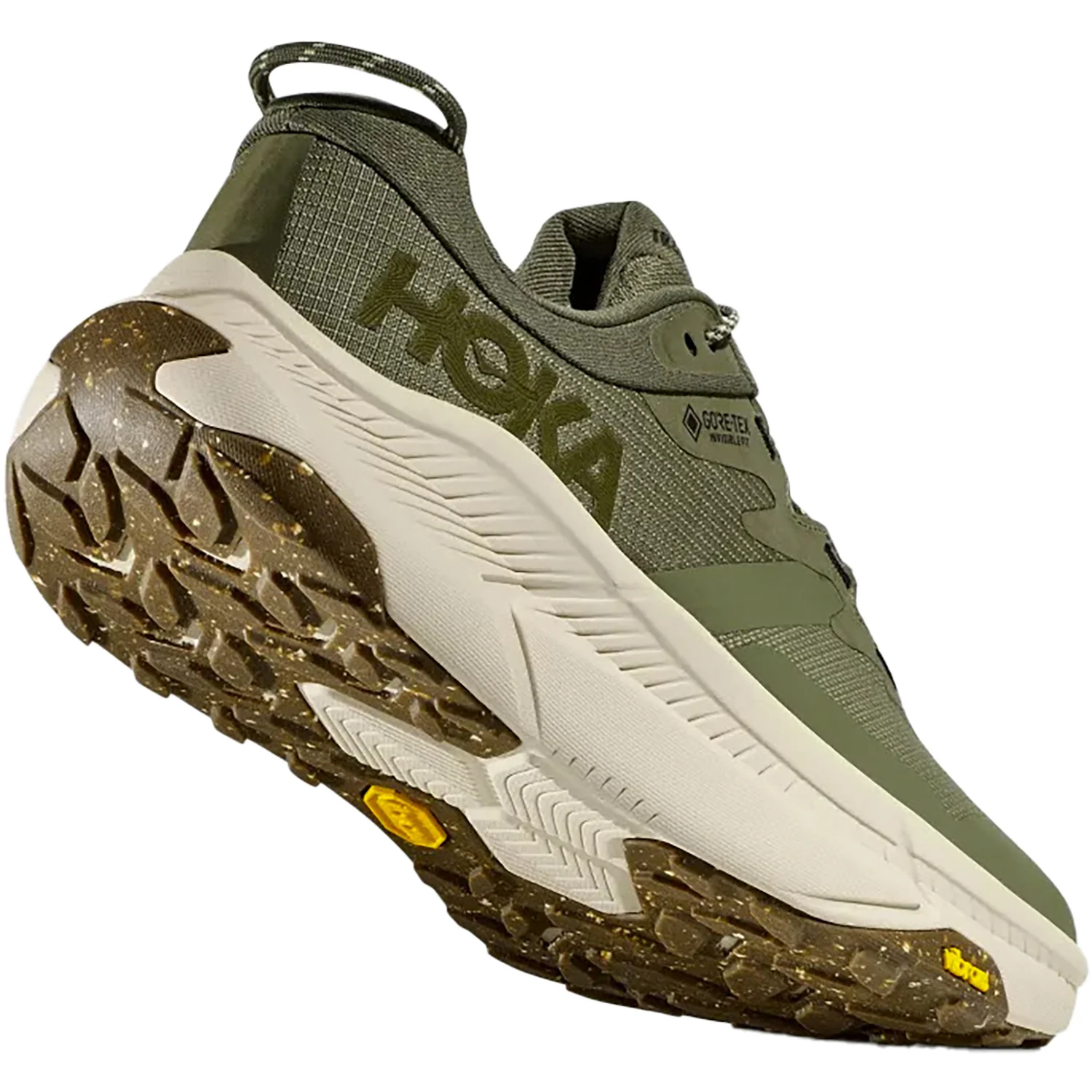 Hoka Transport GTX Men's Everyday Shoes Slate/Oat Milk Mesh - Image 4